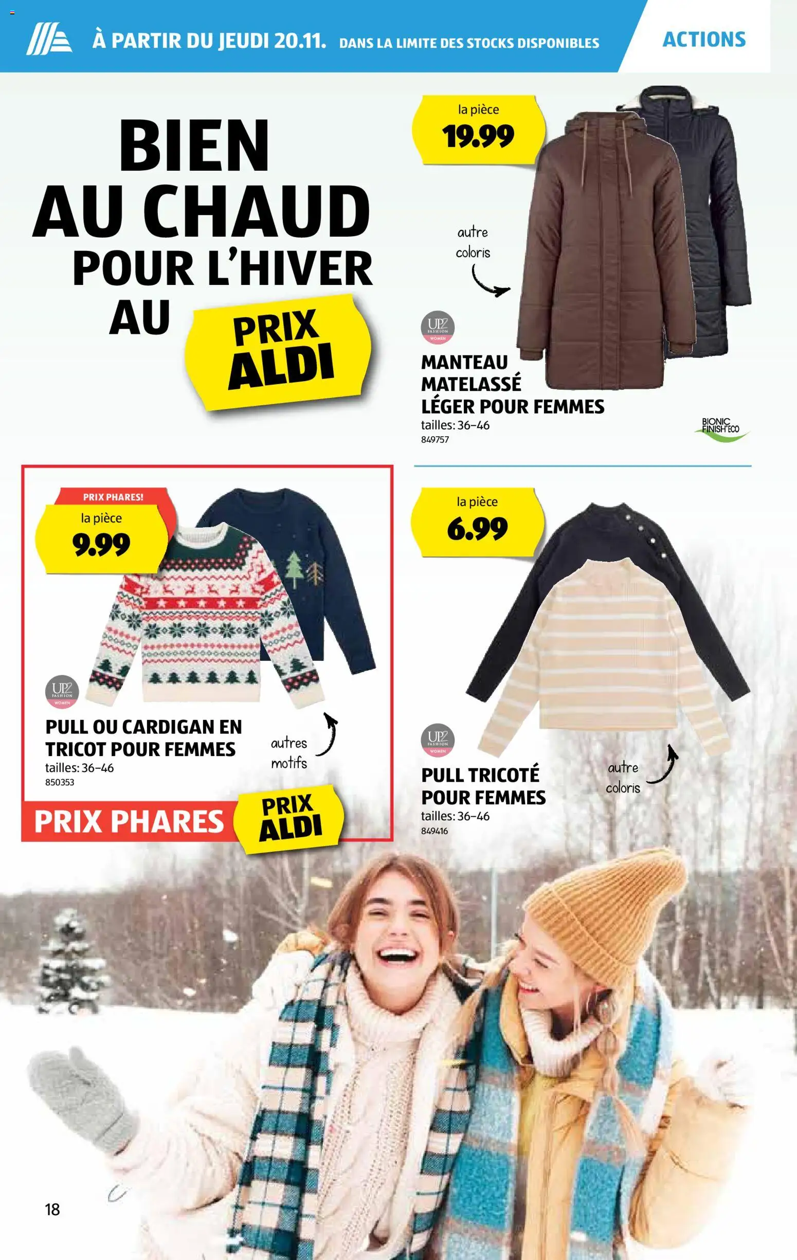 Aldi Aktionen FR – gültig ab 20.11.2025 | Seite: 19 | Produkte: Cardigan
