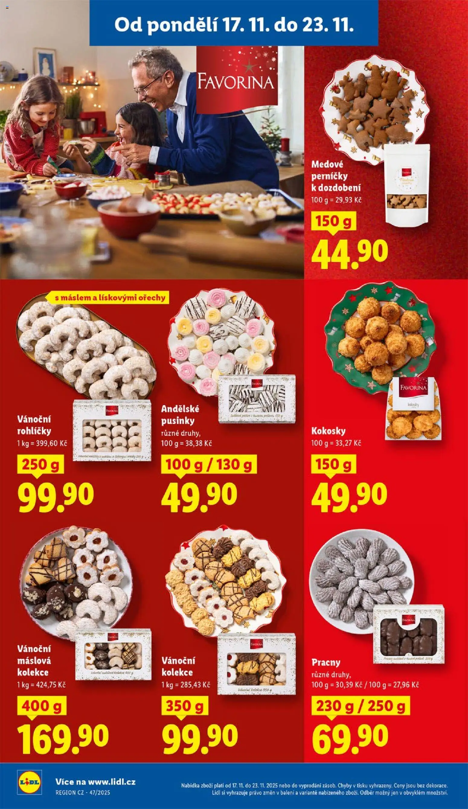 Lidl Black Friday od 17.11.2025 | Strana: 30 | Produkty: Ořechy, Kokosky, Perníčky