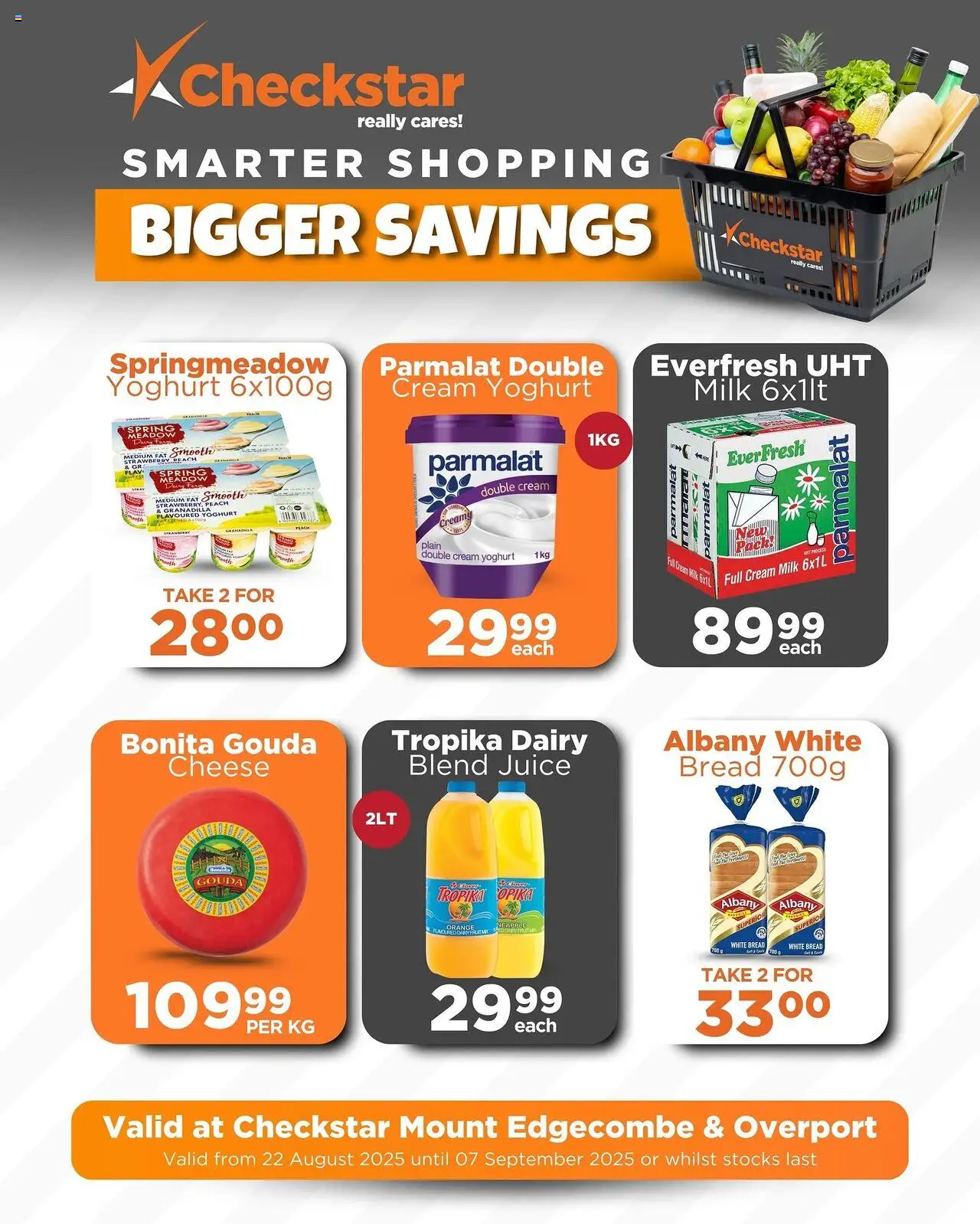 Check Star Mount Edgecombe and Overport Specials  │ valid from 22.08.2025 | Page: 13 | Products: Bread, Juice, Cream, Peach