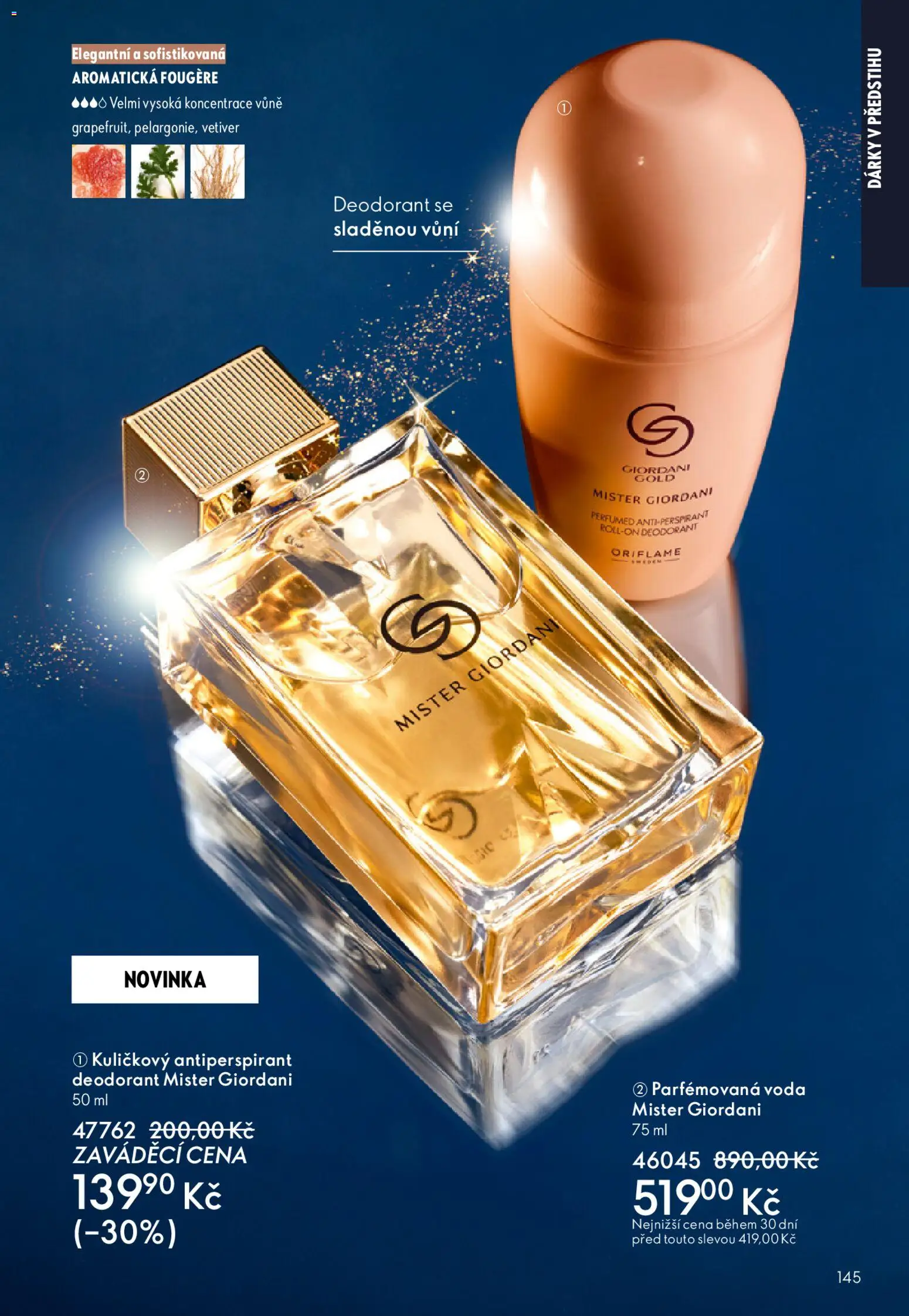 Oriflame katalog č.15/2025 od 22.10.2025 | Strana: 145 | Produkty: Deodorant, Antiperspirant, Voda