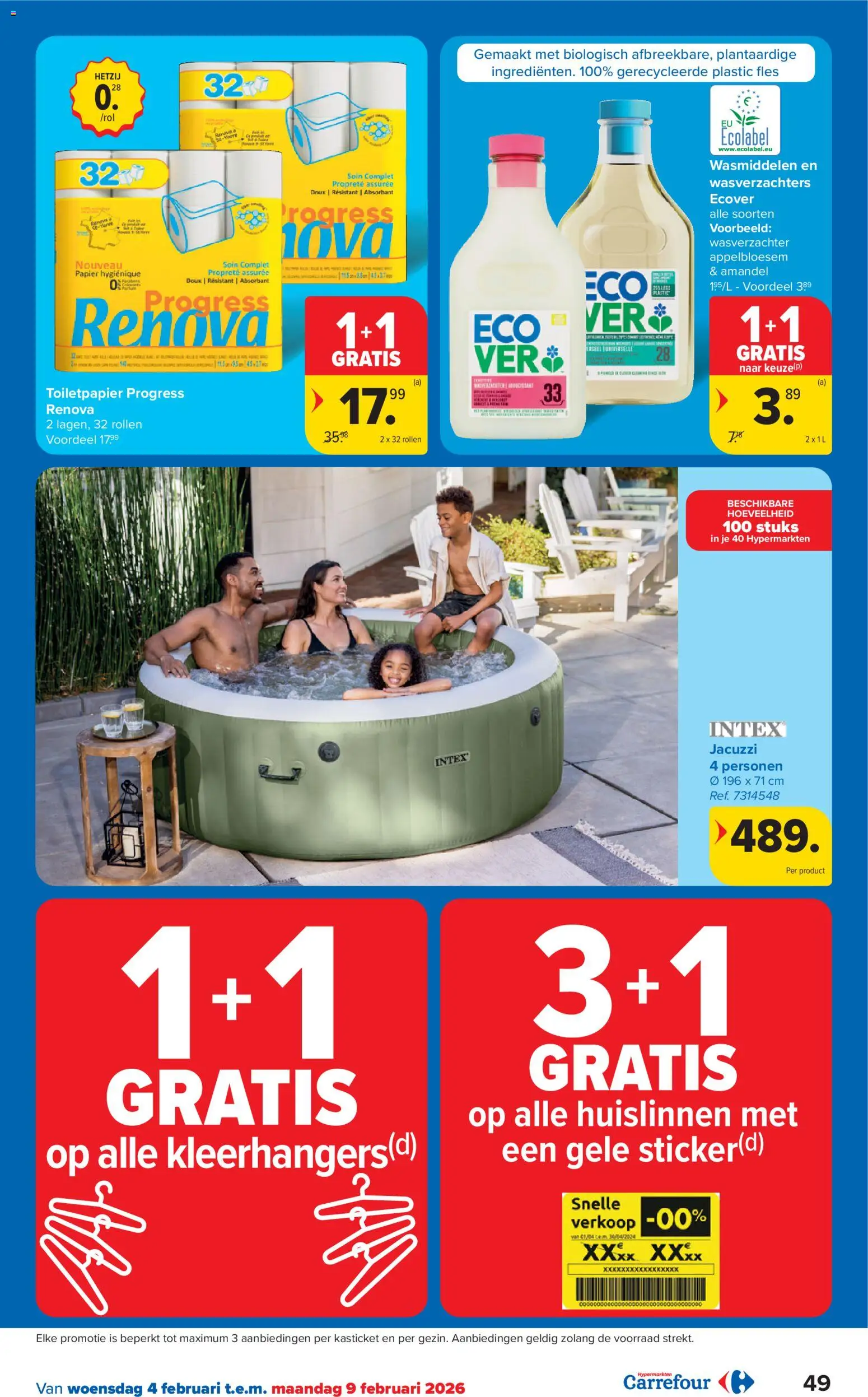 {H1} | Pagina: 49 | Producten: Fles, Papier, Toiletpapier, Wasverzachter