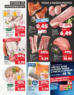 Kaufland leták platný od 30.10.2025 | Strana: 13 | Produkty: Ryby, Bravčový bôčik, Kuracie rezne, Losos