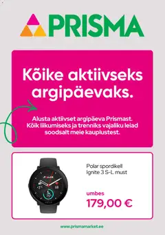 Prisma kliendilehe eelvaade alates 26.01.2026