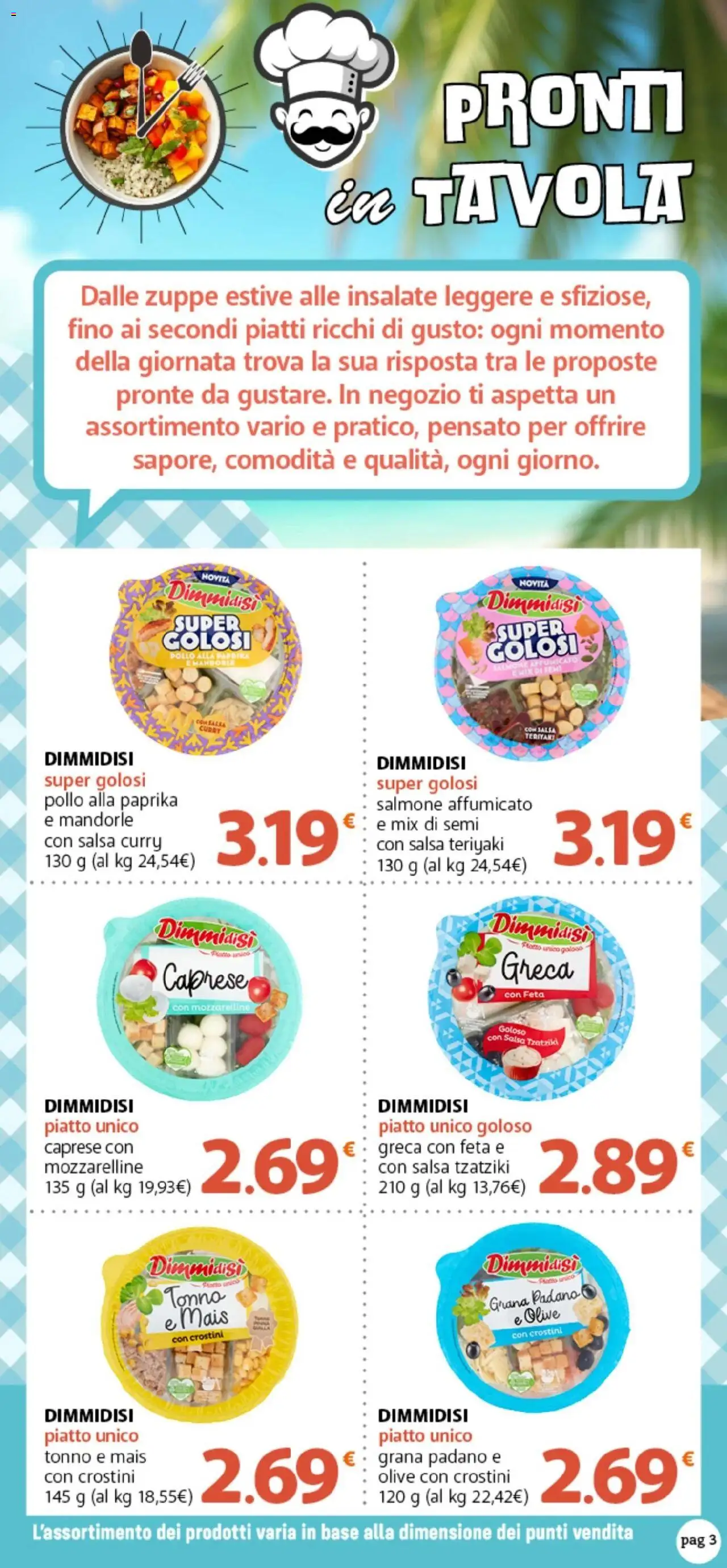 Volantino DOK del 06.08.2025 | Pagina: 3 | Prodotti: Salmone, Salsa, Tonno, Grana Padano