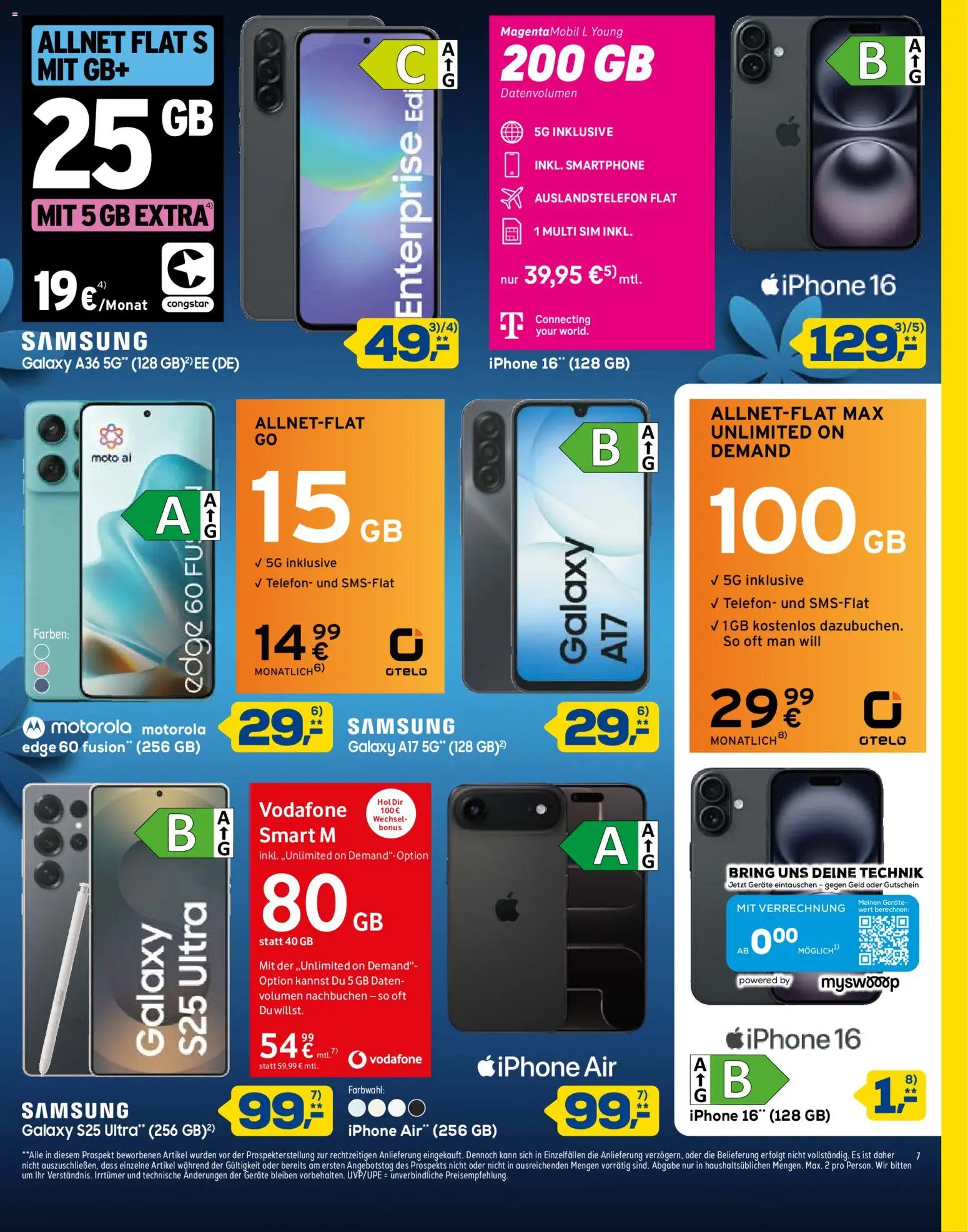 Euronics Prospekt 	 – gültig ab 07.03.2026 | Seite: 7 | Produkte: Samsung, Iphone, Telefon, Smartphone