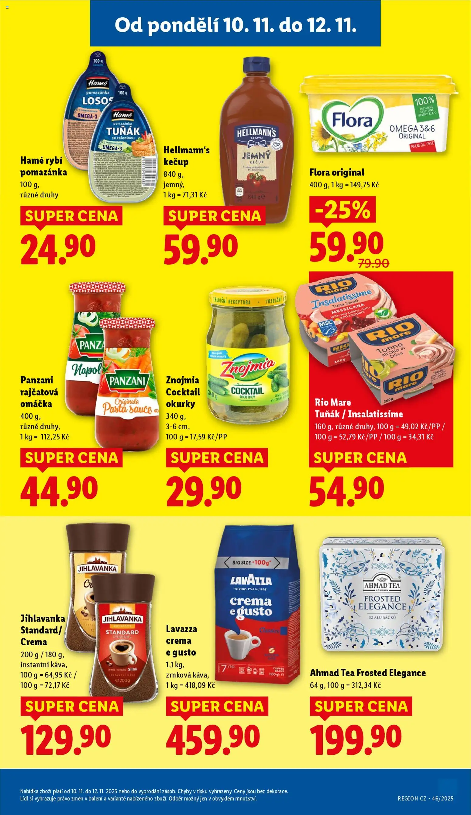 Lidl leták od 10.11.2025 | Strana: 19 | Produkty: Kečup, Lavazza, Omega, Hellmann's kečup
