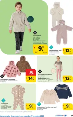 Carrefour - Hypermarkten Promoties  - Voorbeeld van een folder van Carrefour, geldig van 05.11.2025 | Pagina: 37 | Producten: Trui, Broek