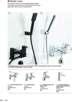 Preview of B&Q - Bathrooms valid from 16.12.2025 | Page: 182 | Products: Bath, Shower, Mixer