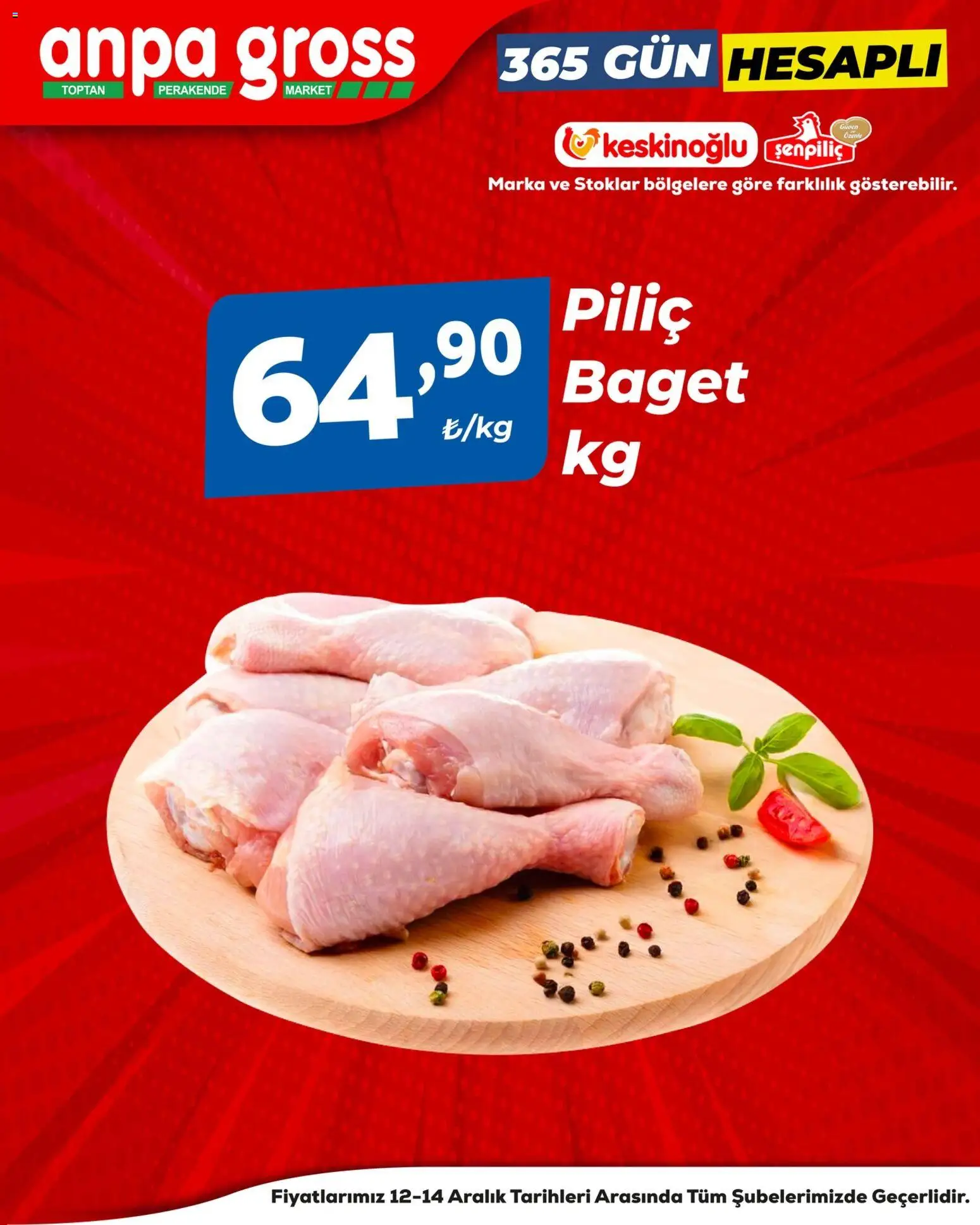 Anpa Gross Piliç Katalog - 12.12.2025 tarihinden itibaren geçerlidir | Sayfa: 5 | Ürünler: Piliç