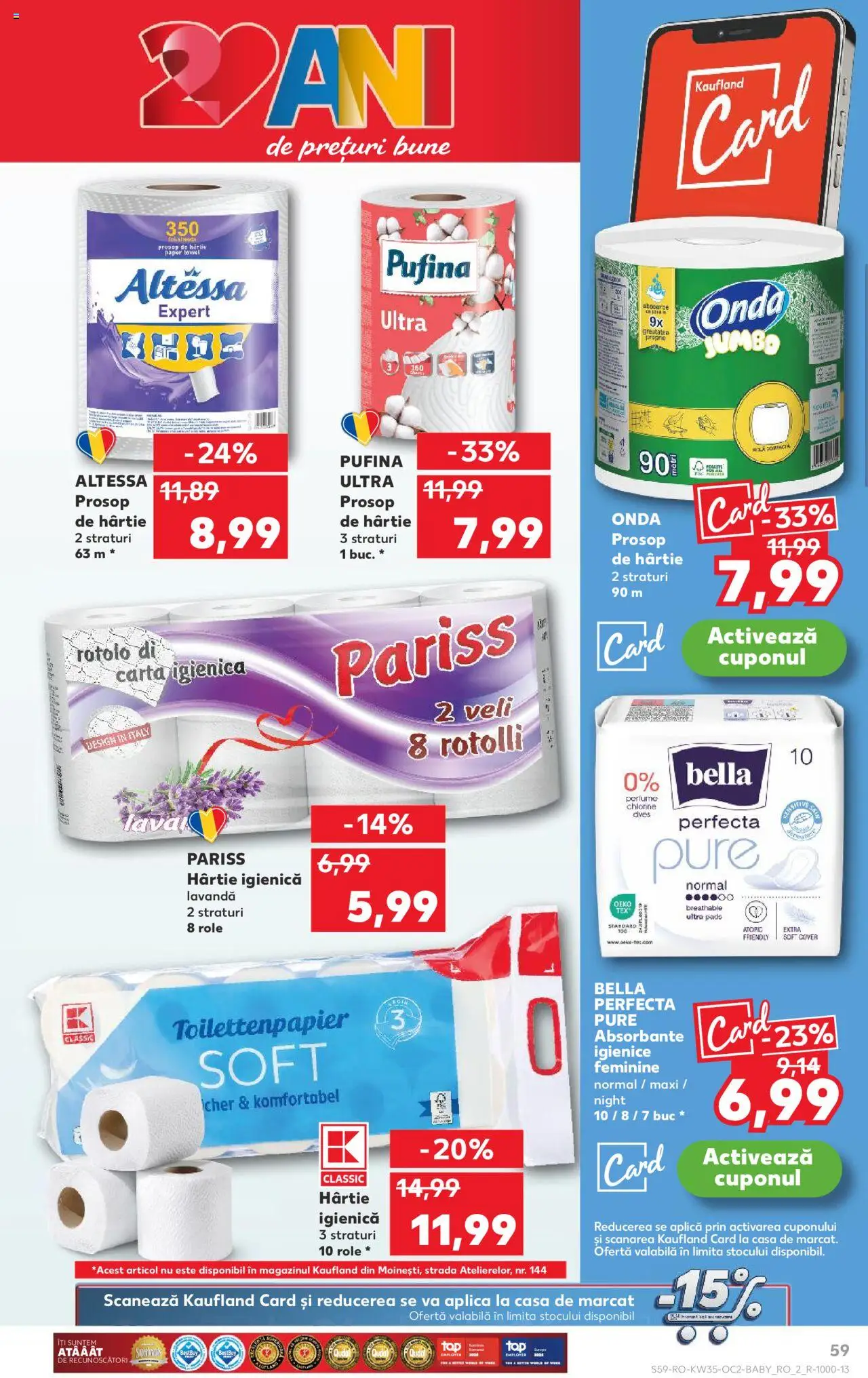 Kaufland RO akciós ujság - amely érvényes a következő dátumtól: 27.08.2025 | Oldal: 59