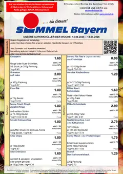 Simmel Bayern ab 13.04.2026 gültig