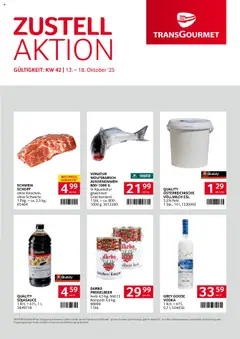 Transgourmet Zustellaktion ab 13.10.2025 gültig