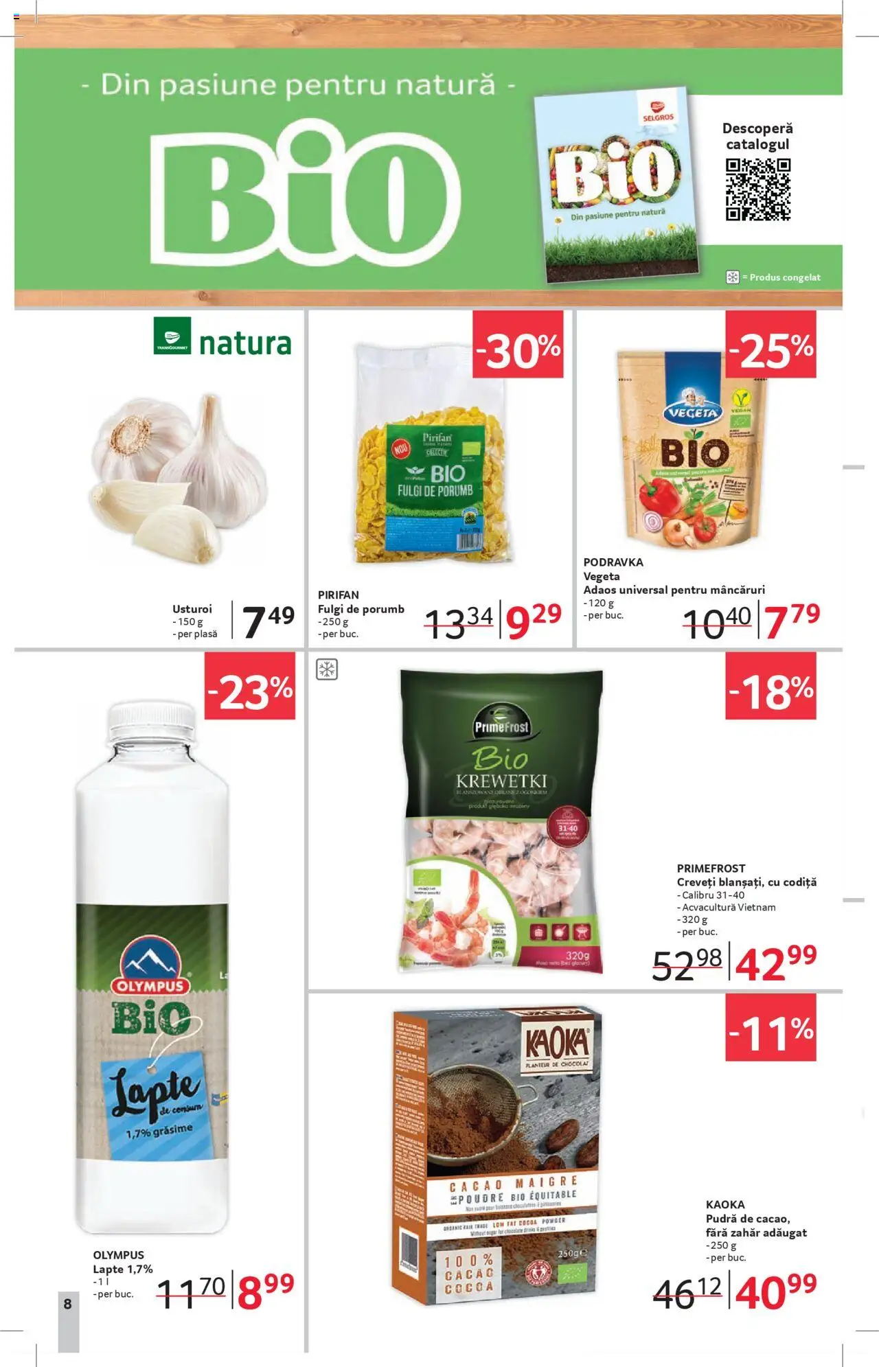 Catalog Selgros - Magazine Mici – valabil de la 25.07.2025 | Pagină: 8 | Produse: Pudră, Cacao, Fulgi, Zahăr