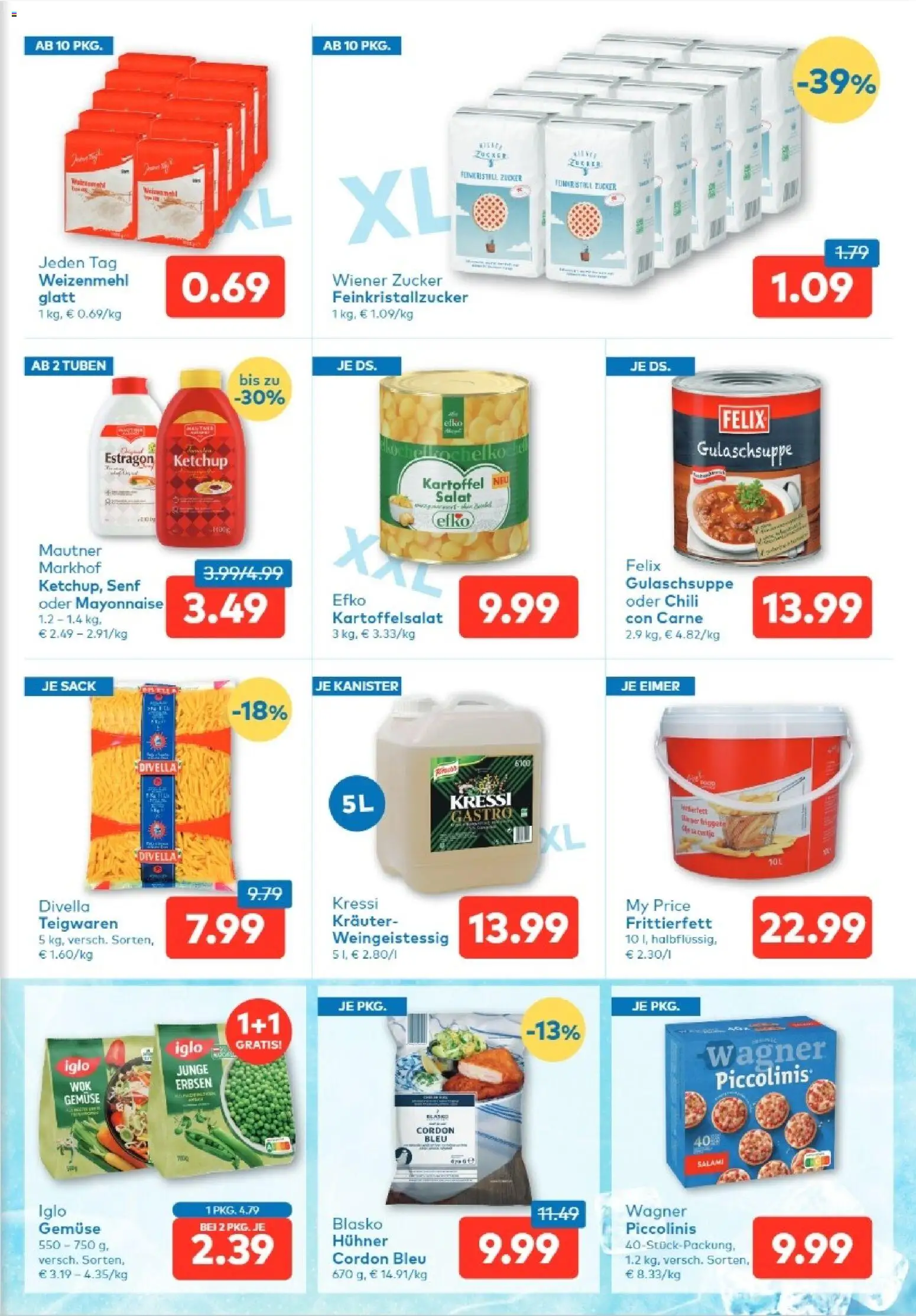 T&G - Osttirol gültig ab 26.03.2026 | Seite: 3 | Produkte: Salat, Gemüse, Mayonnaise, Salami