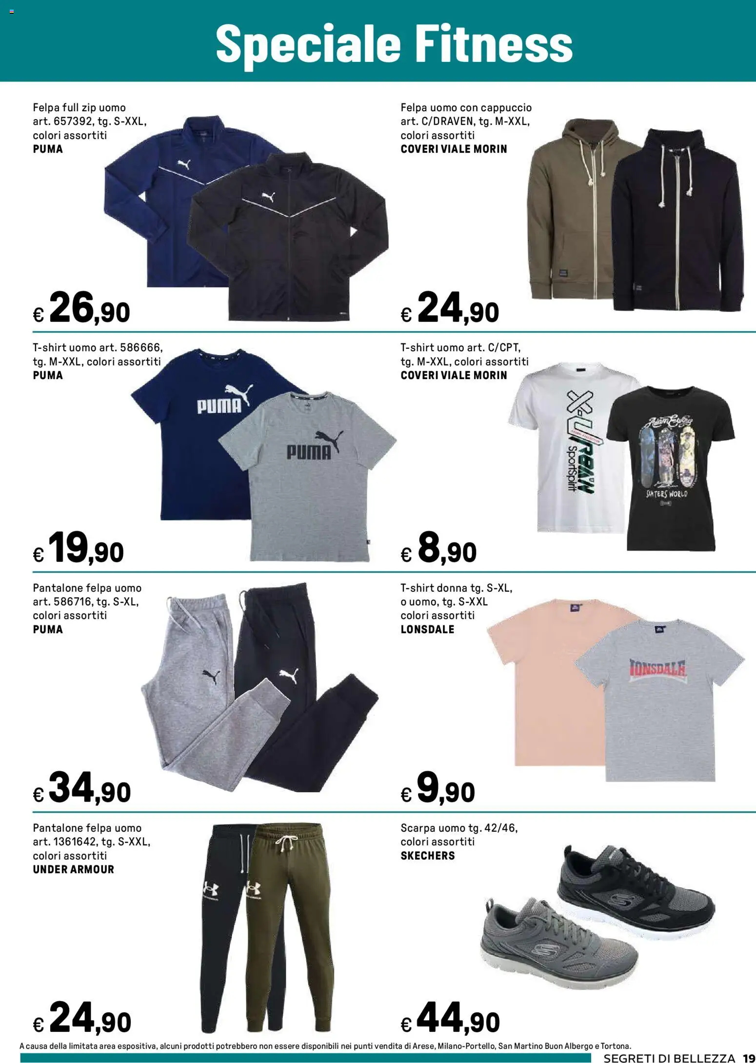 Volantino Iper del 19.01.2026 | Pagina: 19 | Prodotti: Felpa, Cappuccio