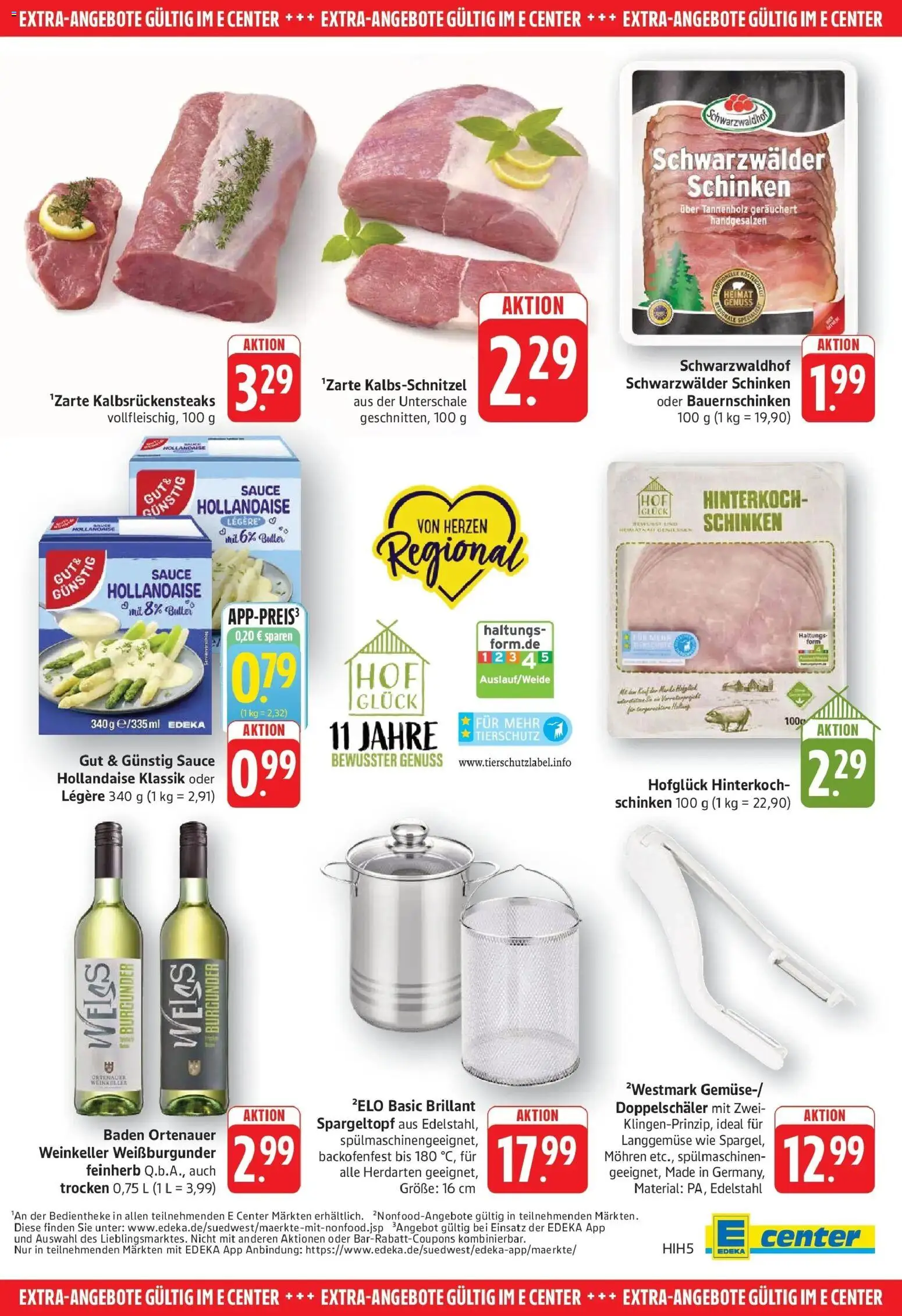 Edeka prospekt Göppingen	 – gültig ab 20.04.2026 | Seite: 29 | Produkte: Butter, Mohren, Schinken, Steak