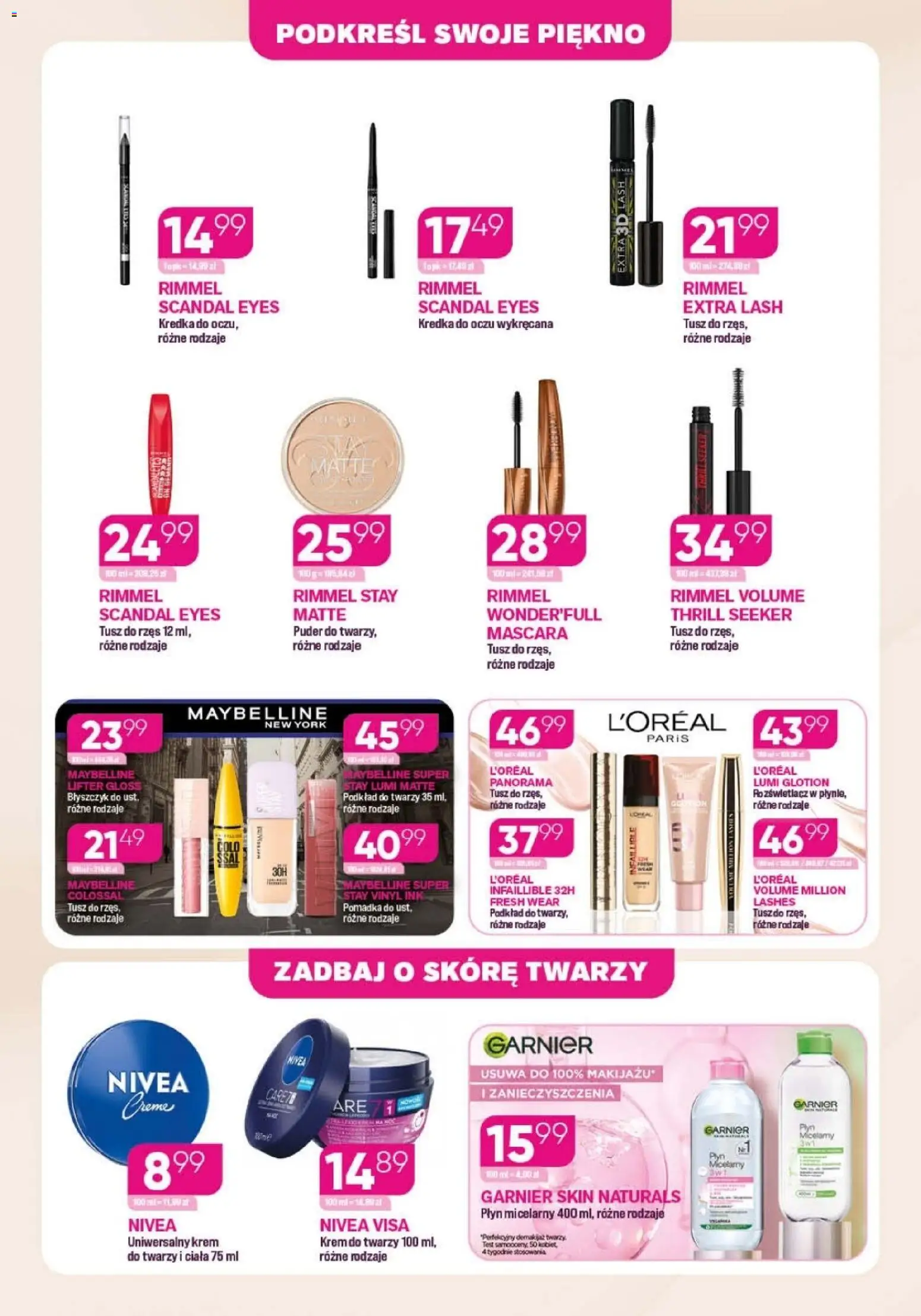 Koliber Gazetka od 10.12.2025 | Strona: 2 | Produkty: Pomadka, Puder, Tusz do rzęs, Błyszczyk