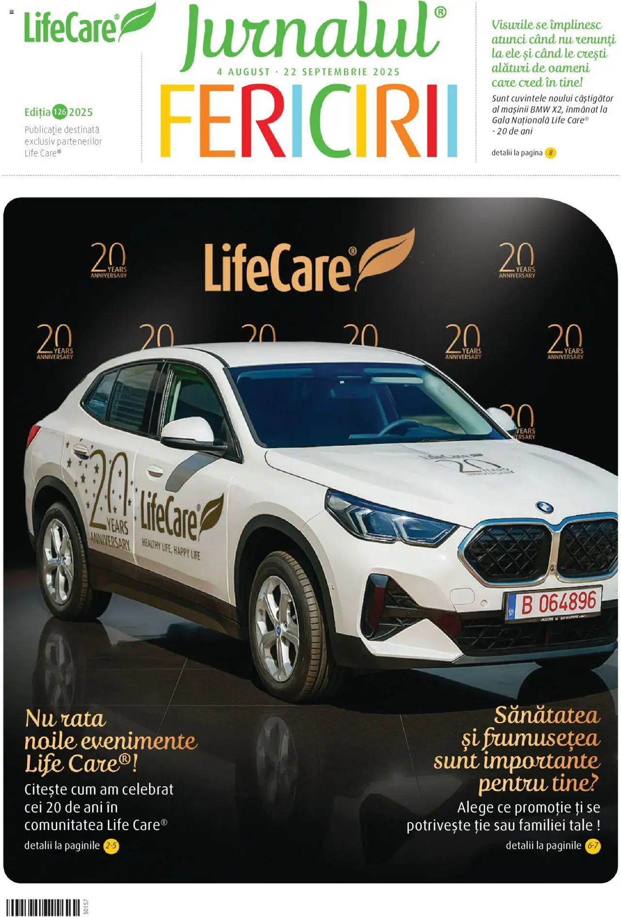 Life Care catalog - Jurnalul Fericirii August/Septembrie  – valabil de la 04.08.2025 | Pagină: 1 | Produse: Rață