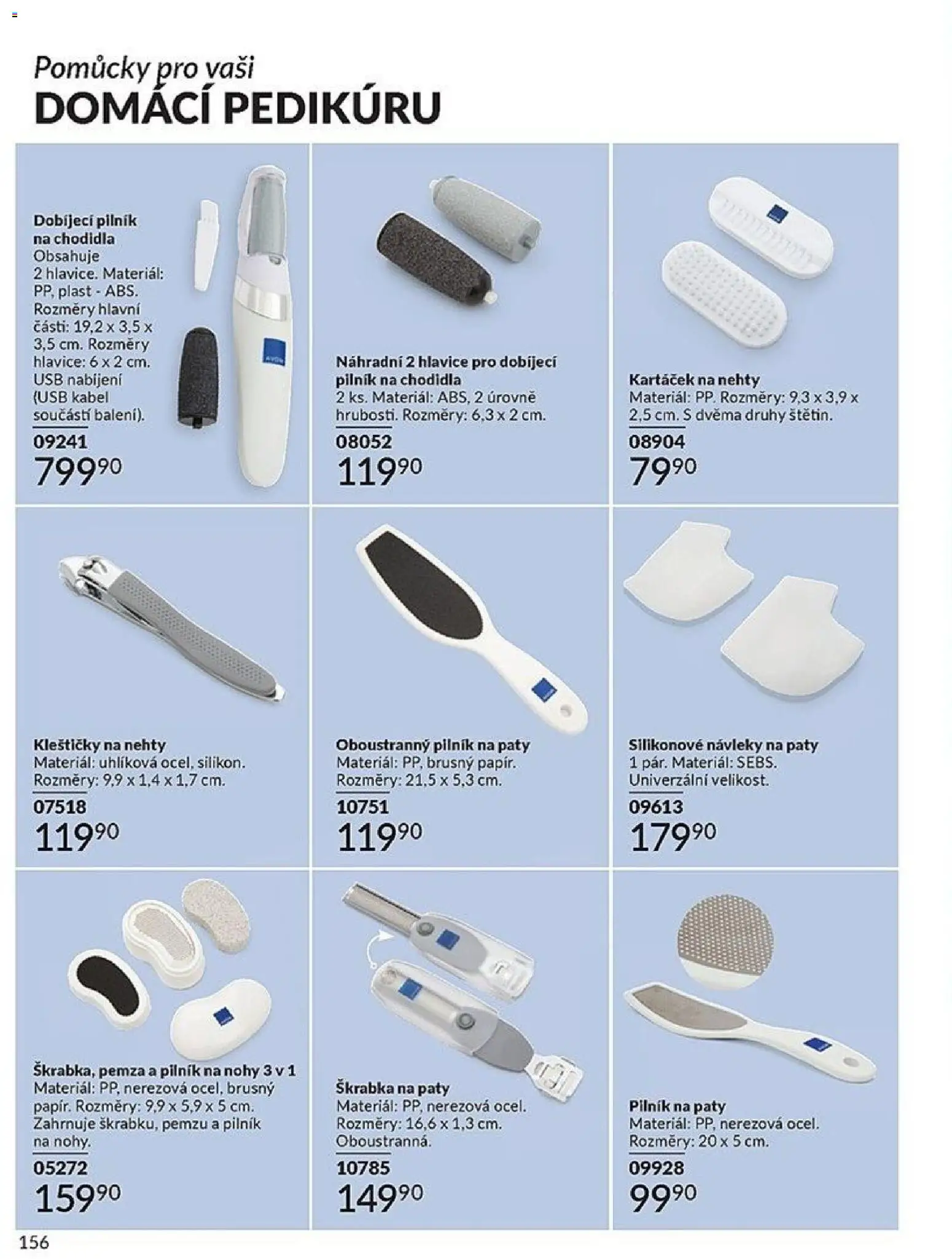 Avon Katalog 05/2026 od 01.05.2026 | Strana: 156 | Produkty: Škrabka, Kabel, USB, Nehty