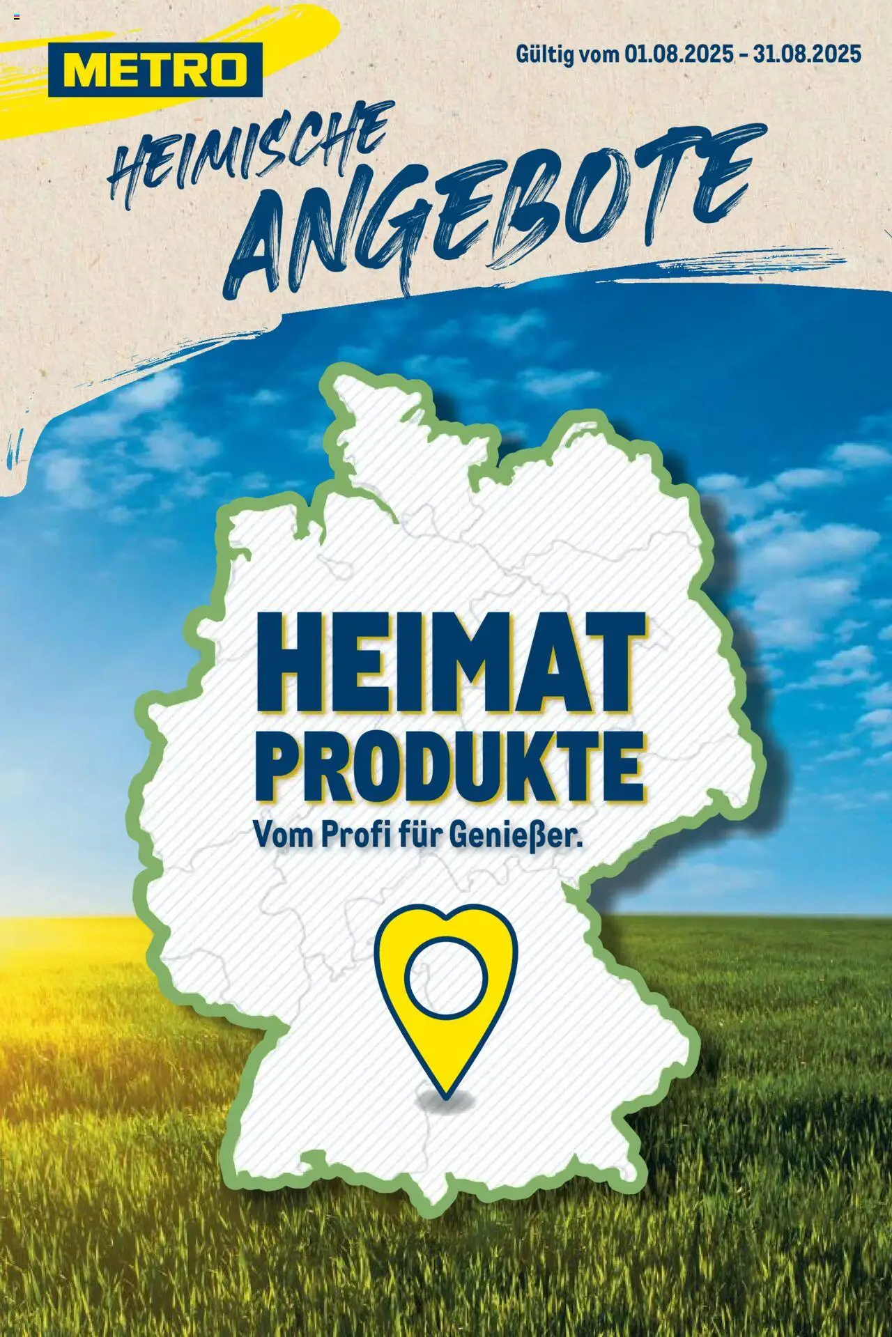 Metro Regionaler Flyer - gültig ab dem 01.08.2025 | Seite: 1