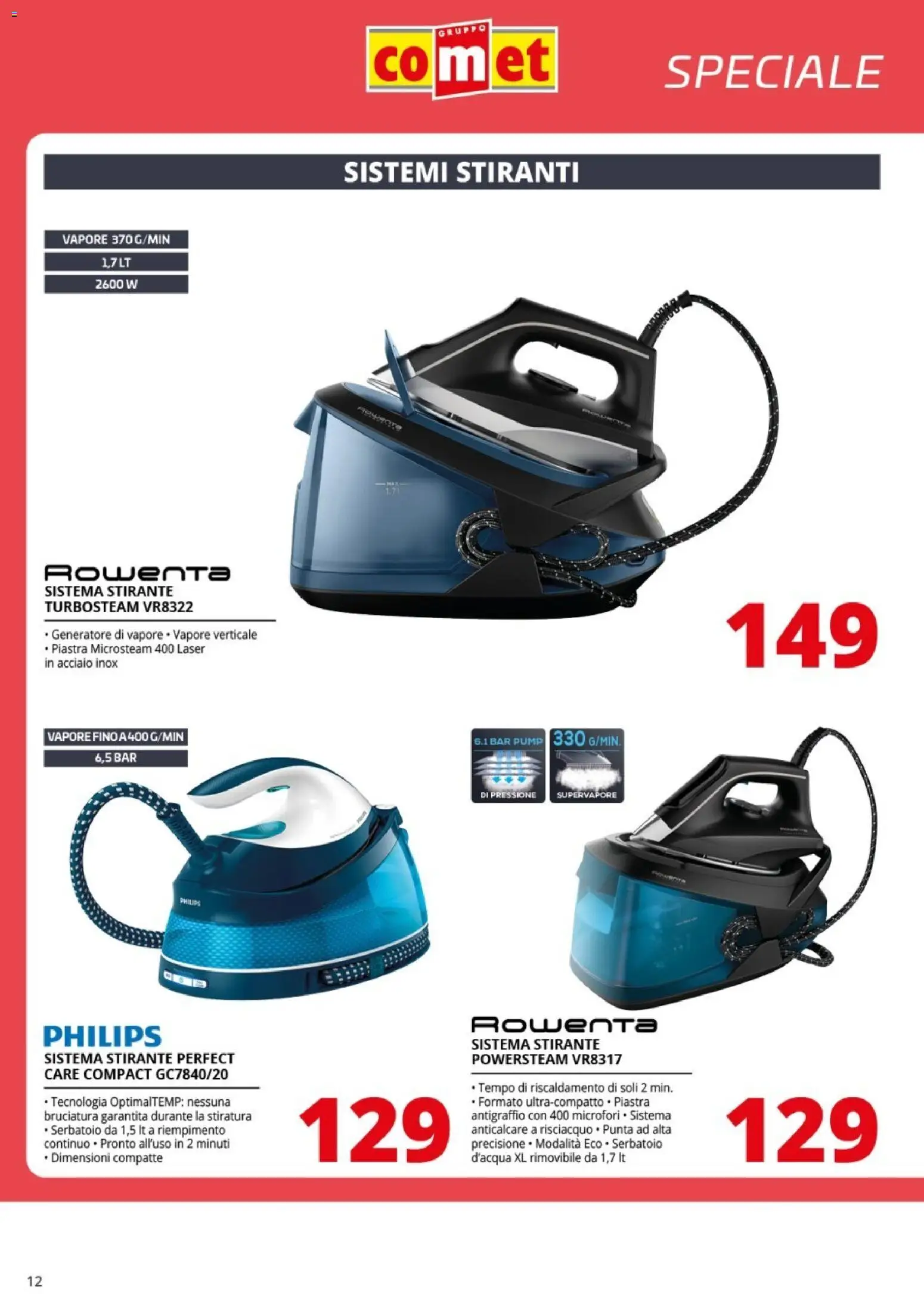Volantino Comet del 09.01.2026 | Pagina: 12 | Prodotti: Anticalcare, Generatore
