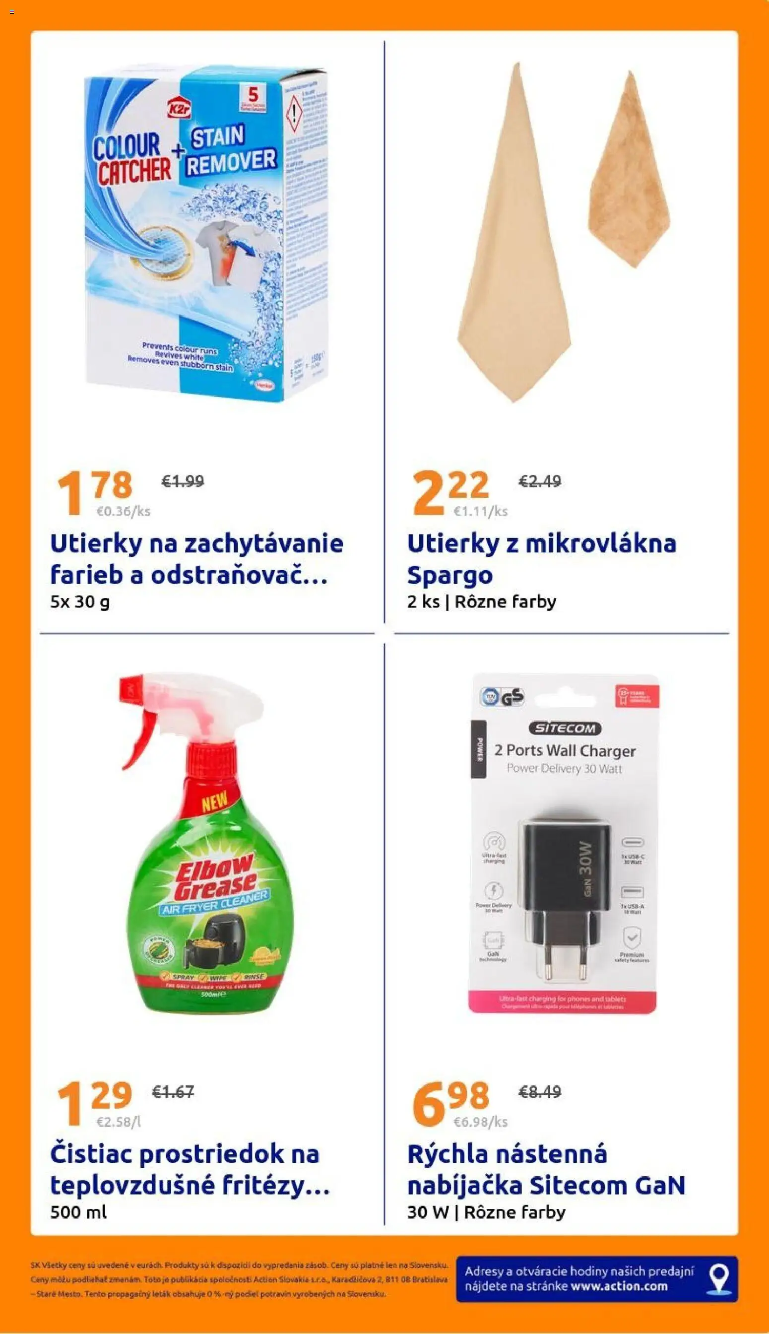 Nové Action akcie – leták je platný od 14.01.2026 | Strana: 31 | Produkty: Hodiny, Nabíjačka