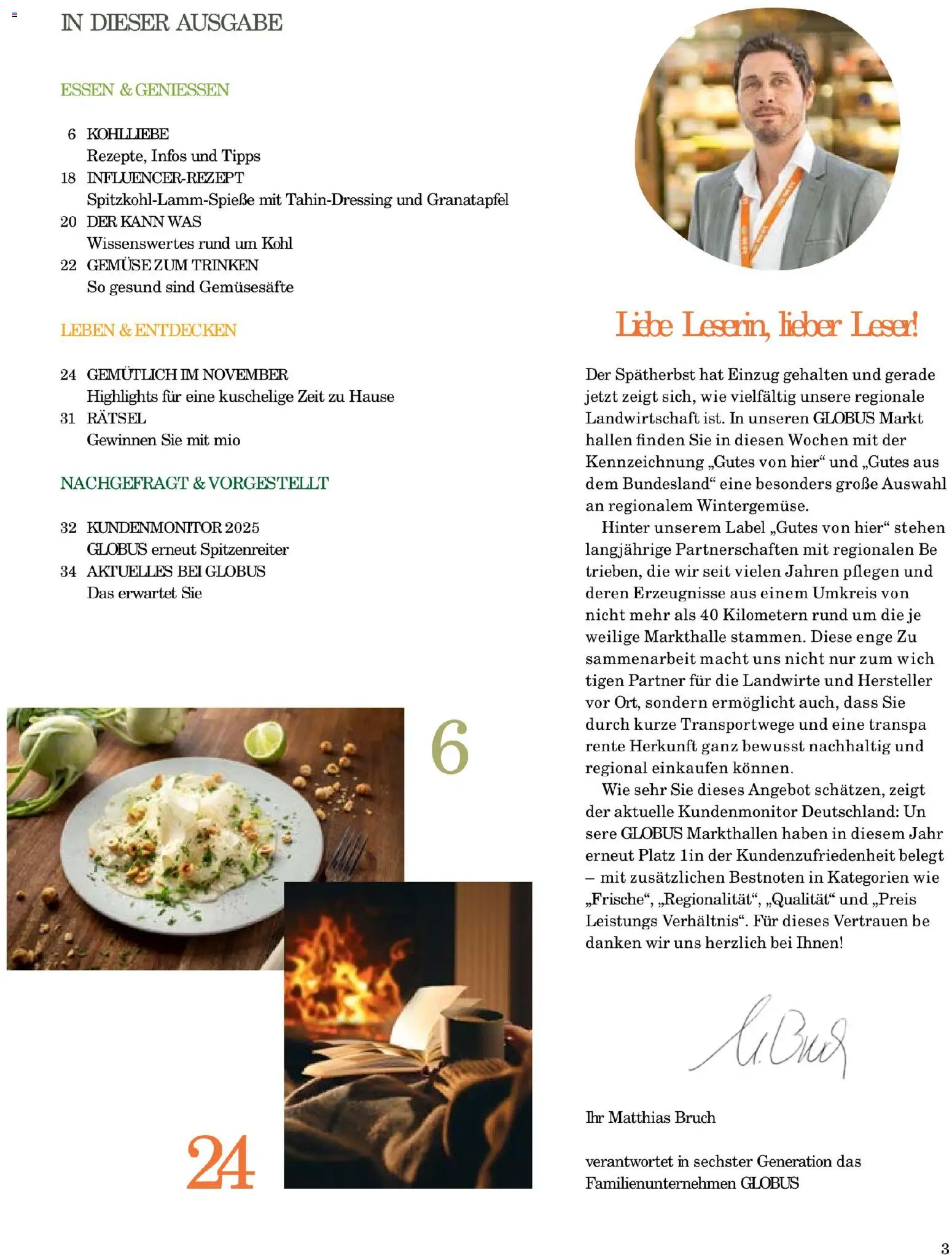 Globus Mio Magazin – gültig ab 01.11.2025 | Seite: 3 | Produkte: Granatapfel