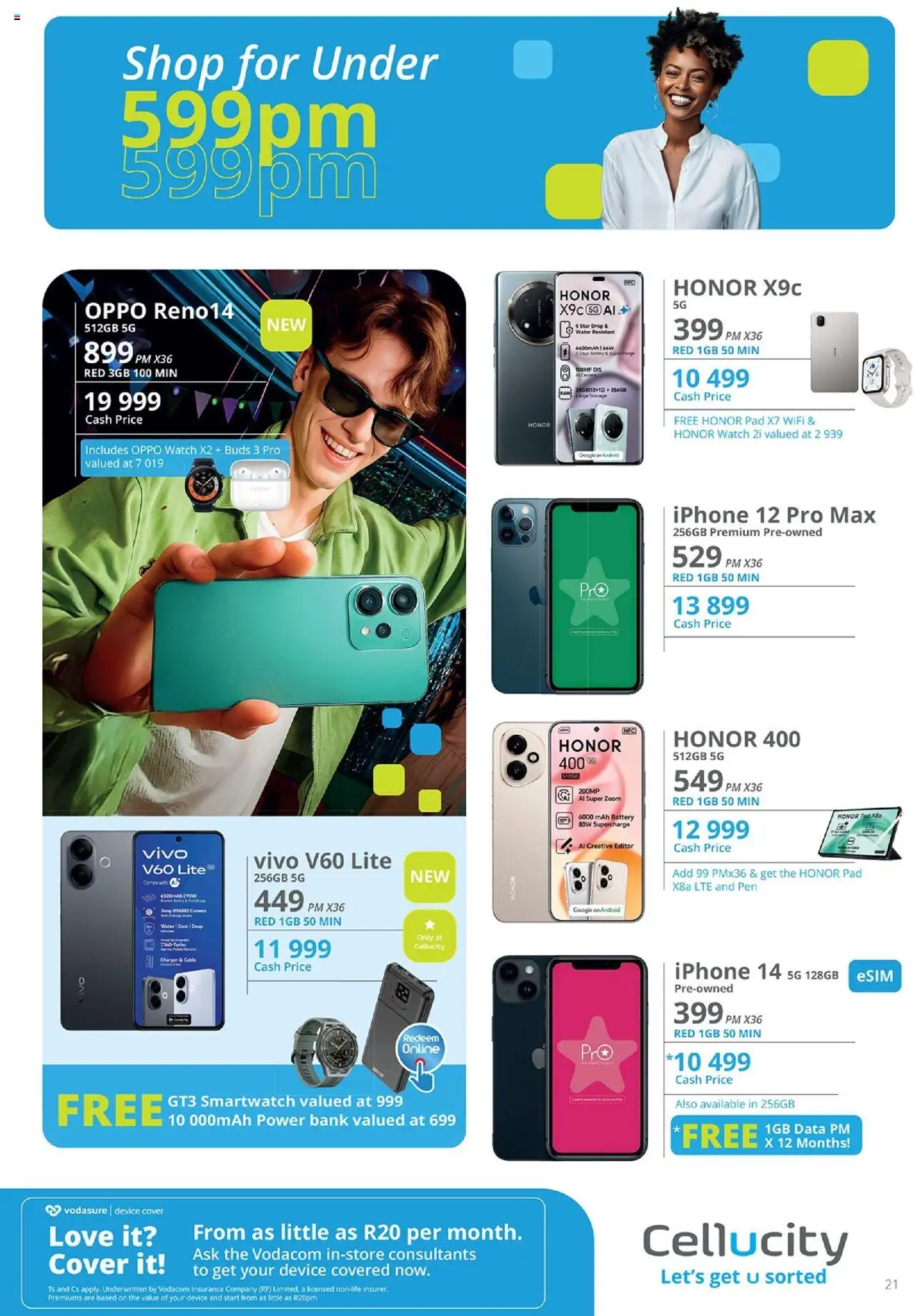 New Cellucity catalogue – valid from 07.10.2025 | Page: 23 | Products: Watch, Camera, Cable, Charger
