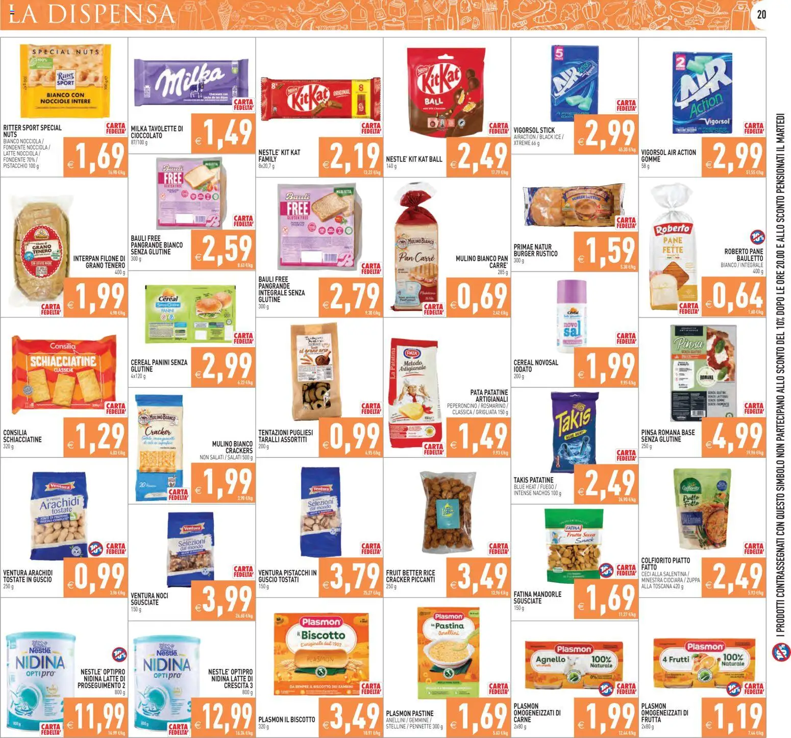 Volantino PIM Supermercati del 26.01.2026 | Pagina: 20 | Prodotti: Rosmarino, Patatine, Frutta, Crackers