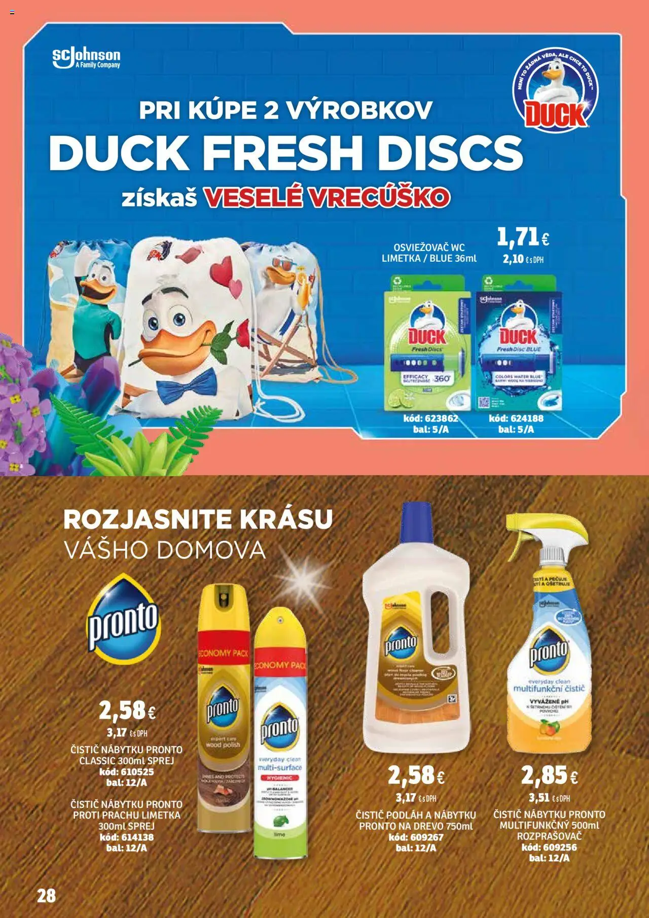 Nové Labaš akcie – leták je platný od 03.10.2025 | Strana: 28 | Produkty: Limetka, Wc
