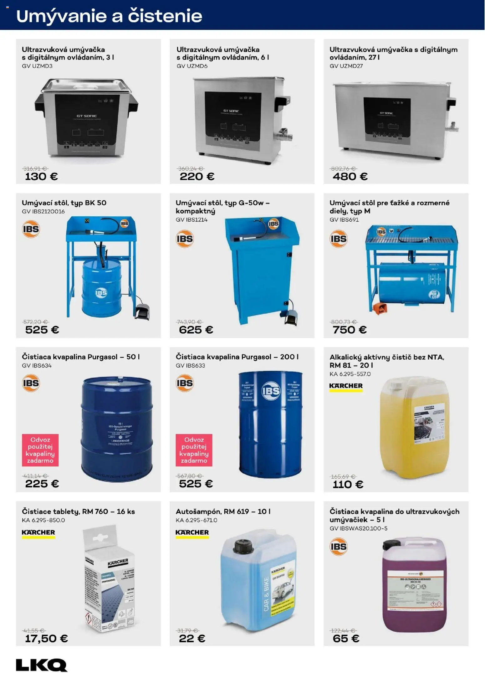 Nové Auto Kelly akcie – leták je platný od 09.03.2026 | Strana: 14 | Produkty: Stôl, Umývačka, Kärcher