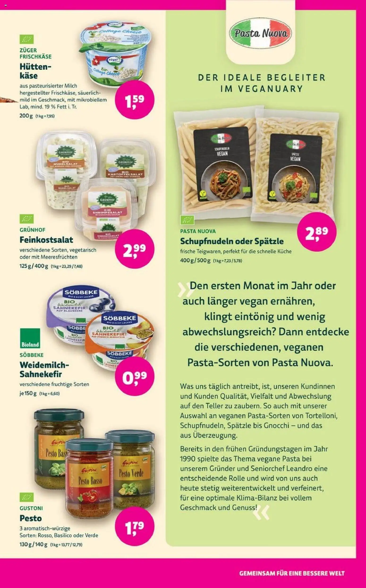 Denns BioMarkt Angebote – gültig ab 14.01.2026 | Seite: 13 | Produkte: Milch, Küche, Pfirsich, Frischkase
