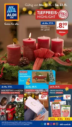 Aldi Süd Prospekt 	 ab 17.11.2025 gültig