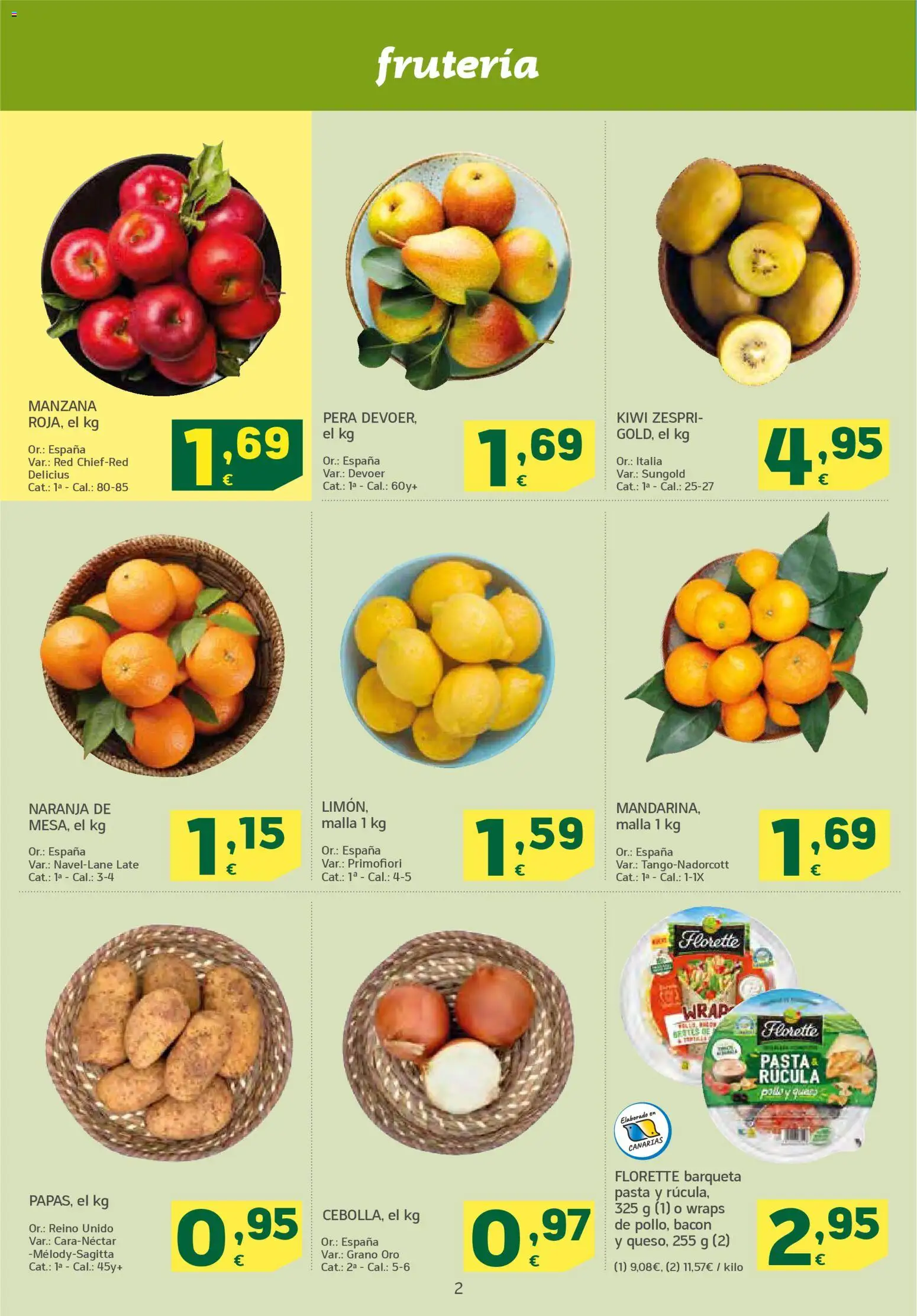 HiperDino folleto │ válido desde el 23.01.2026 | Página: 2 | Productos: Pasta, Kiwi, Manzana