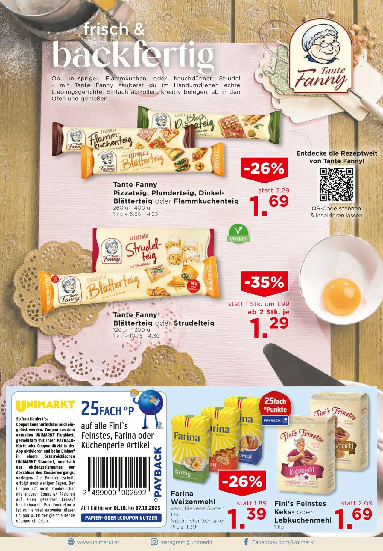 Unimarkt Flugblatt gültig ab 01.10.2025 | Seite: 8 | Produkte: Ofen