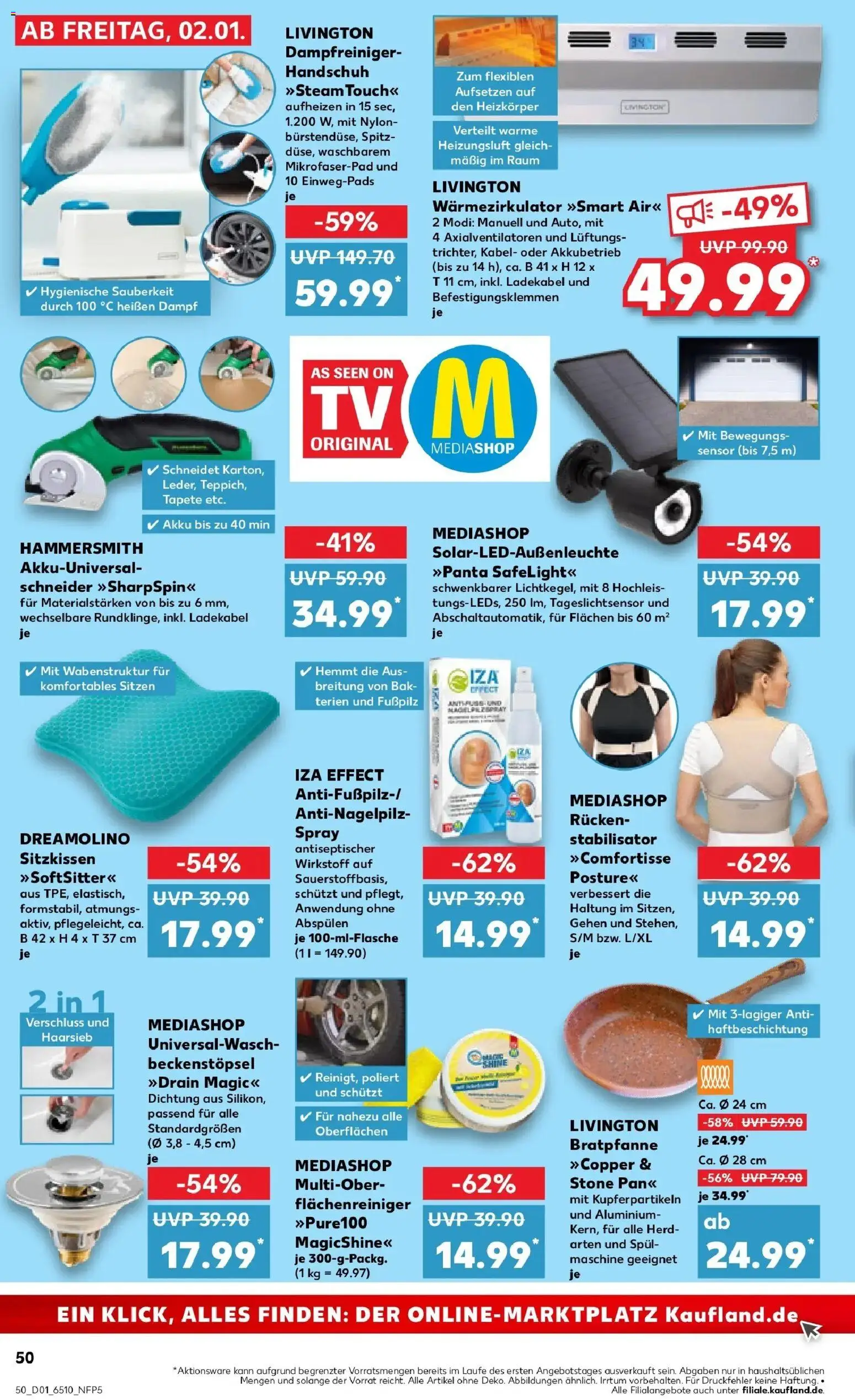 Kaufland prospekt Hattingen	 – gültig ab 05.01.2026 | Seite: 50 | Produkte: Kabel, Herd, Heizkörper, Ladekabel