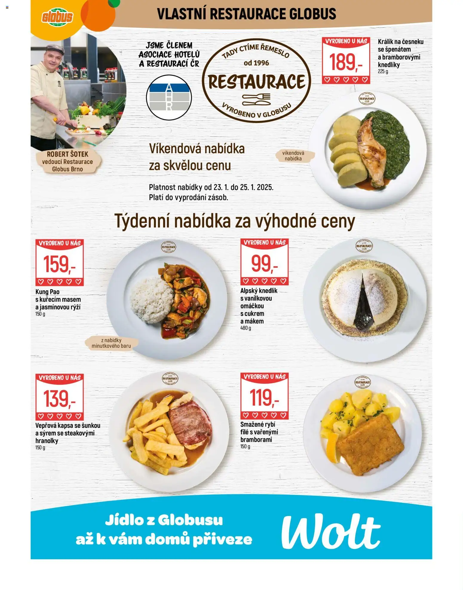 Globus leták - Brno od 21.01.2026 | Strana: 9 | Produkty: Králík, Globus, Hranolky, Kung pao