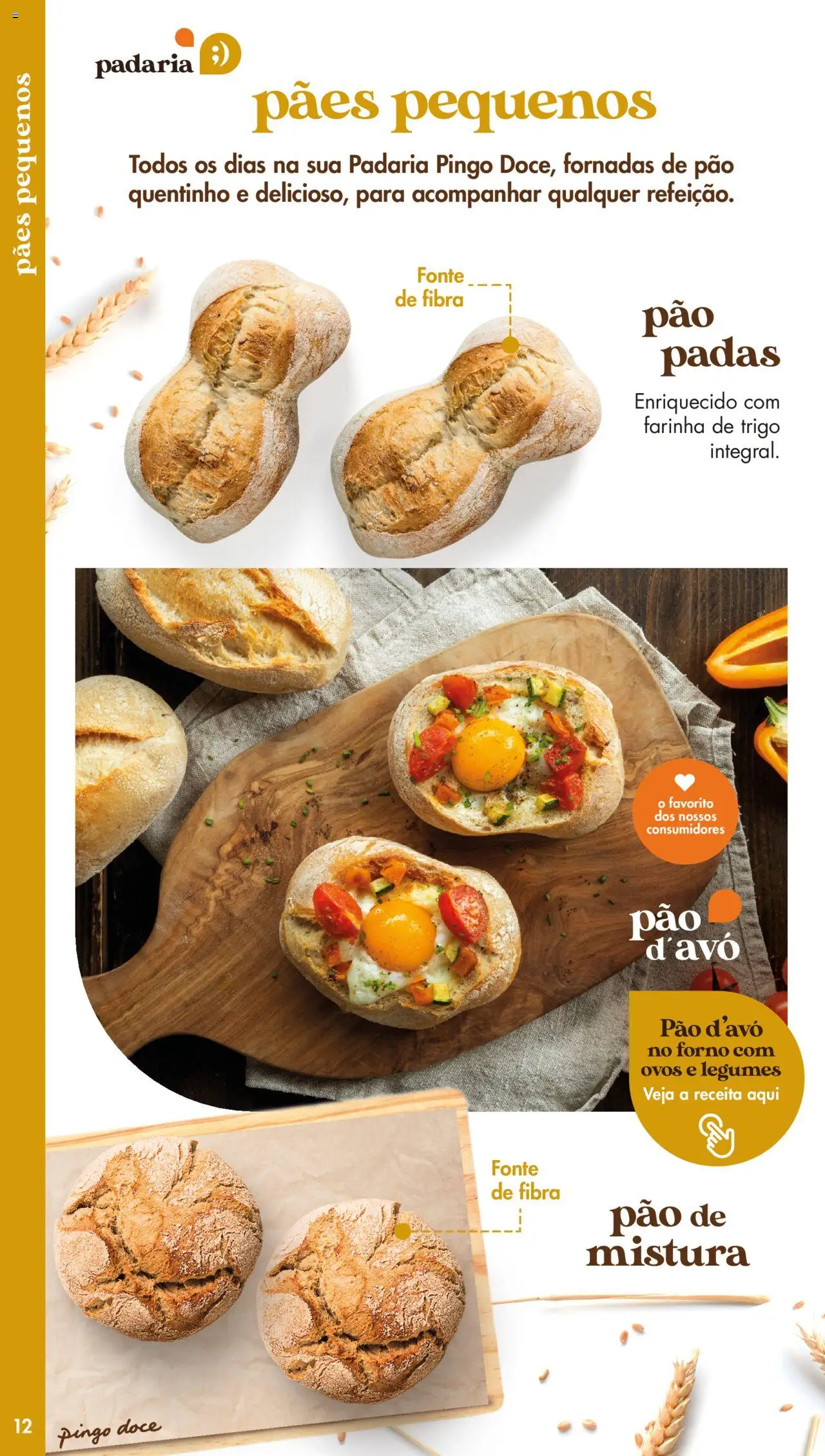 Pingo Doce - Catálogo-Padaria │ válido de 20.05.2025 | Página: 12 | Produtos: Farinha de trigo, Padaria, Ovos, Pão