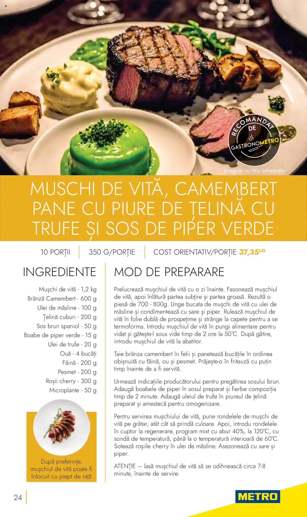 Noul catalog Metro – valabil de la 24.10.2023 | Pagină: 24 | Produse: Rață, Făină, Sos, Sare