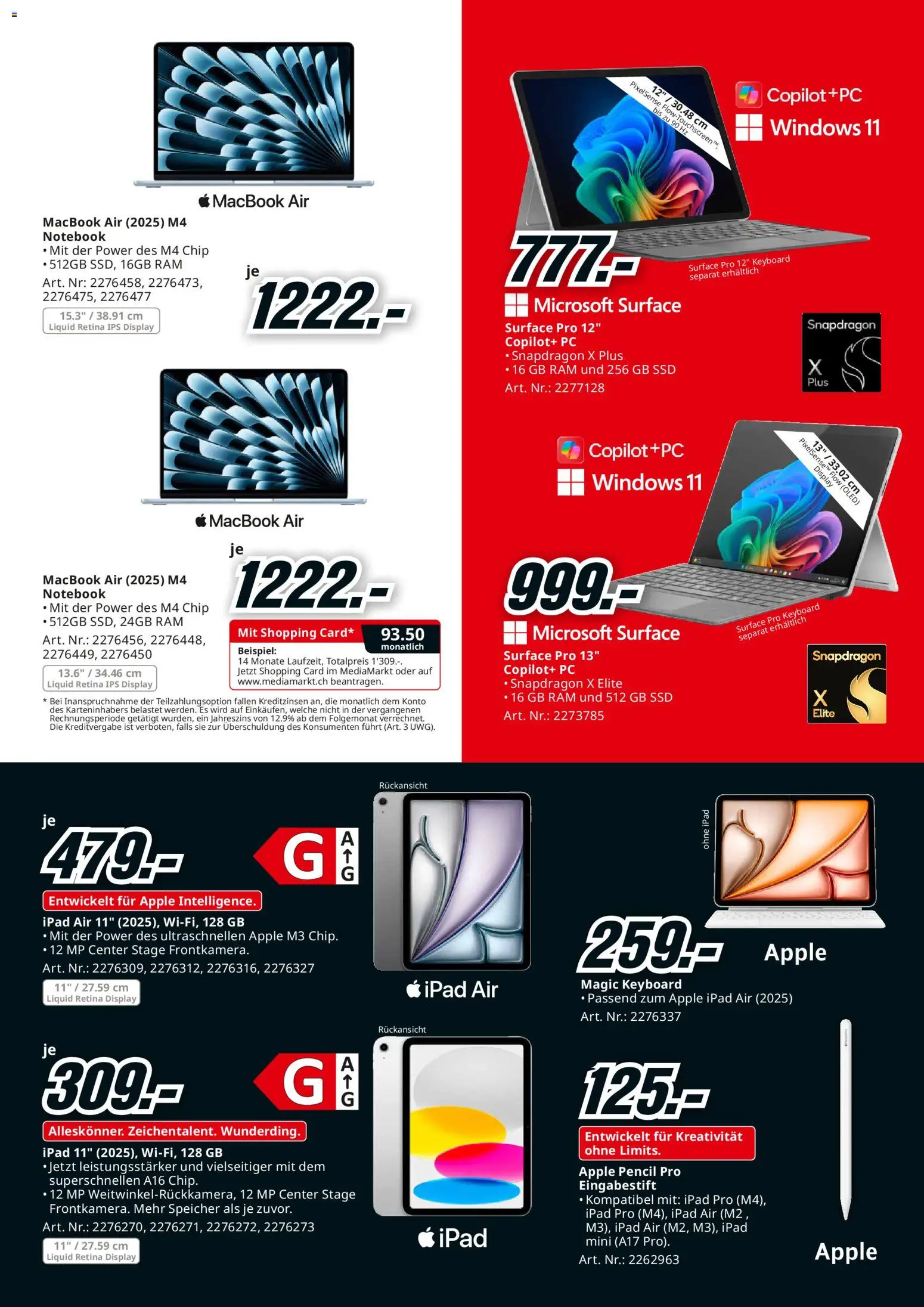 Media Markt Aktionen – gültig ab 07.12.2025 | Seite: 9 | Produkte: Notebook, Apple, Macbook, Ipad