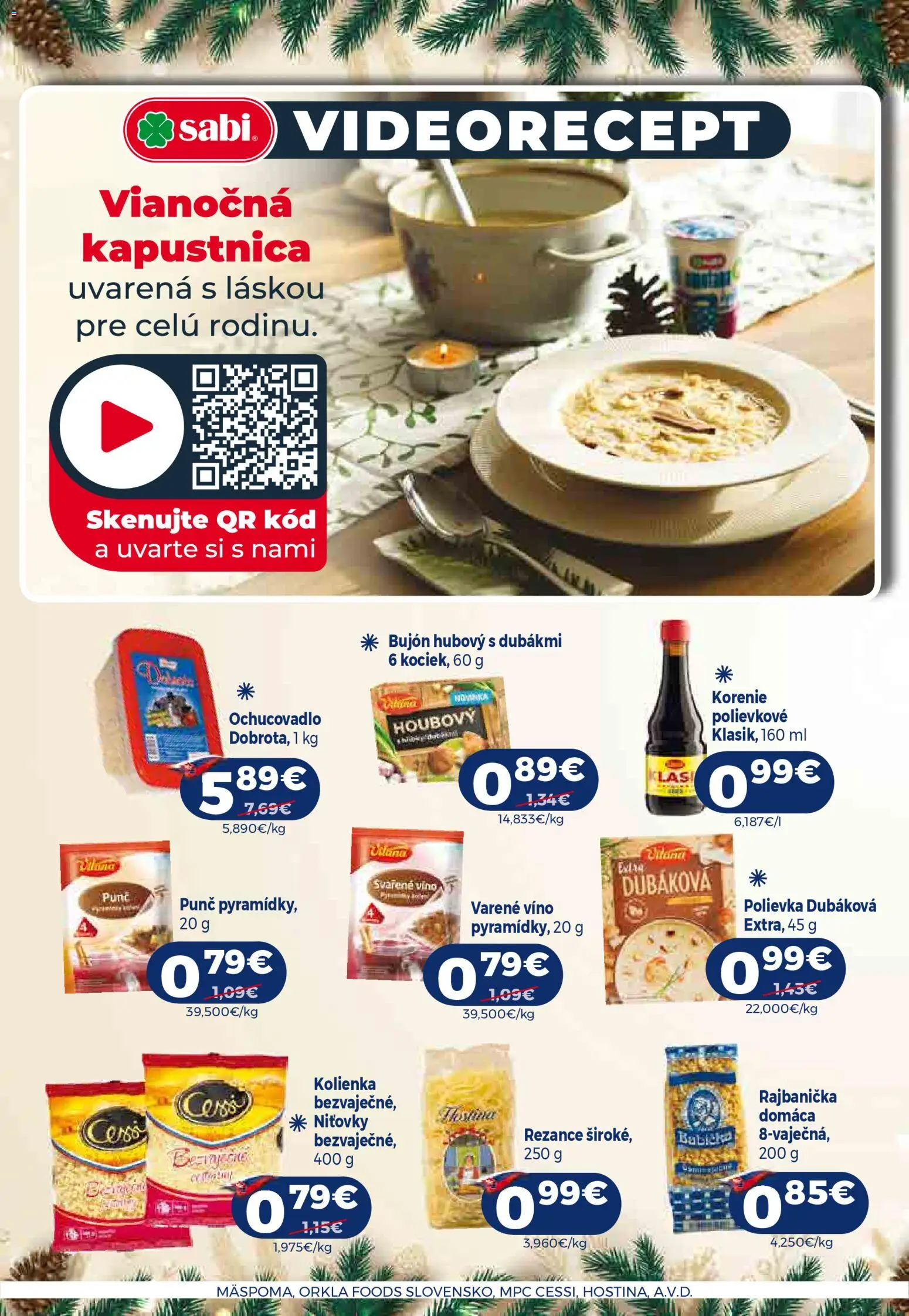 Nové Milk Agro akcie – leták je platný od 17.12.2025 | Strana: 12 | Produkty: Bujón, Víno, Rezance, Korenie