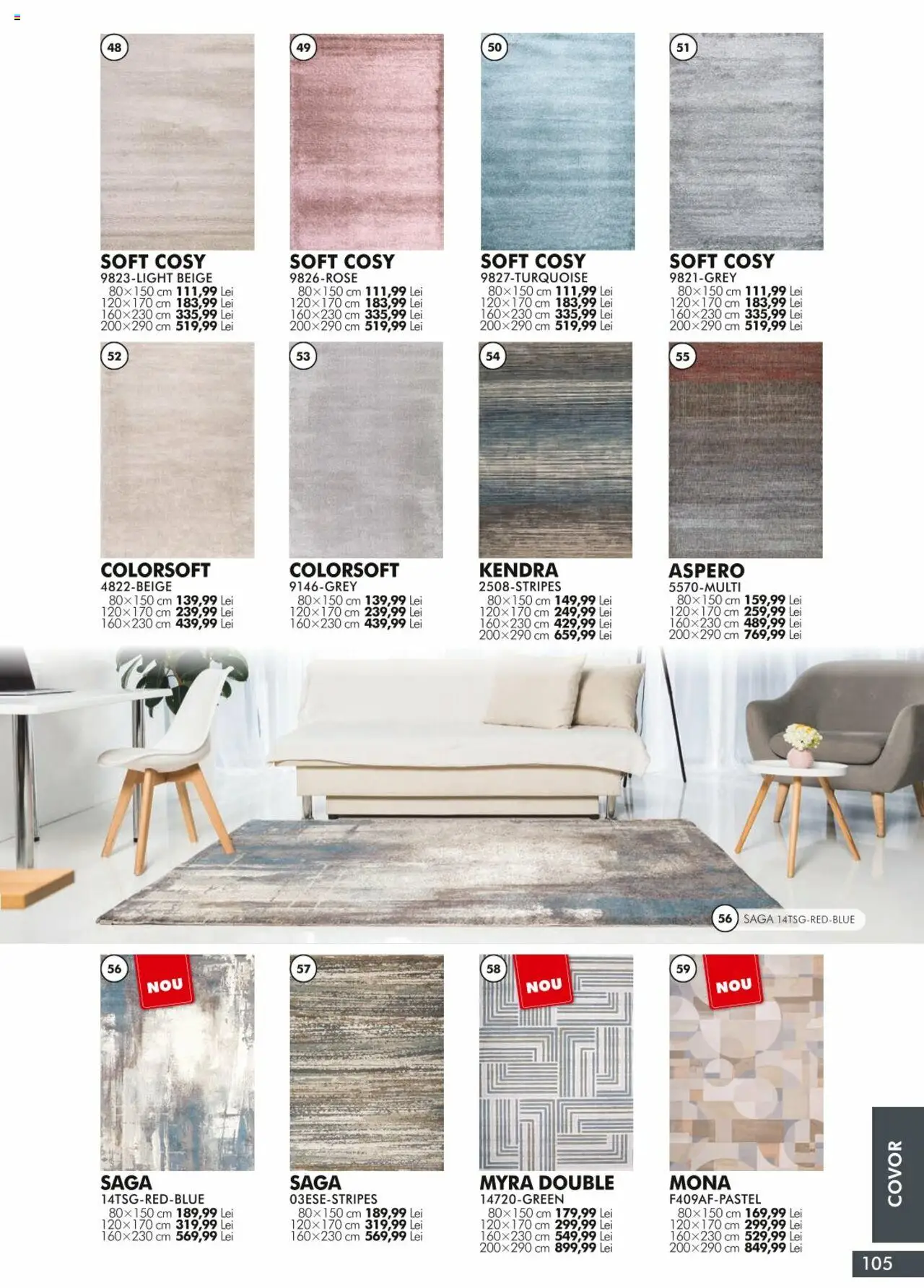 Noul catalog Diego – valabil de la 01.04.2024 | Pagină: 105 | Produse: Covor