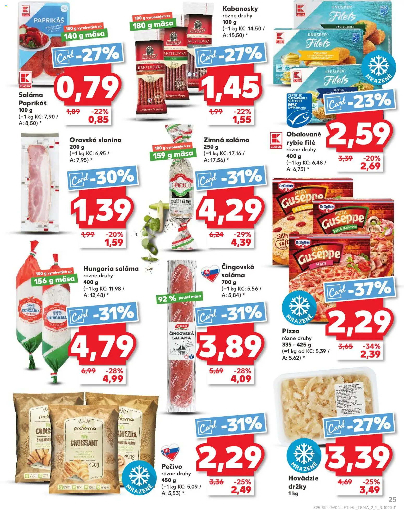 Nové Kaufland akcie – leták je platný od 22.01.2026 | Strana: 25