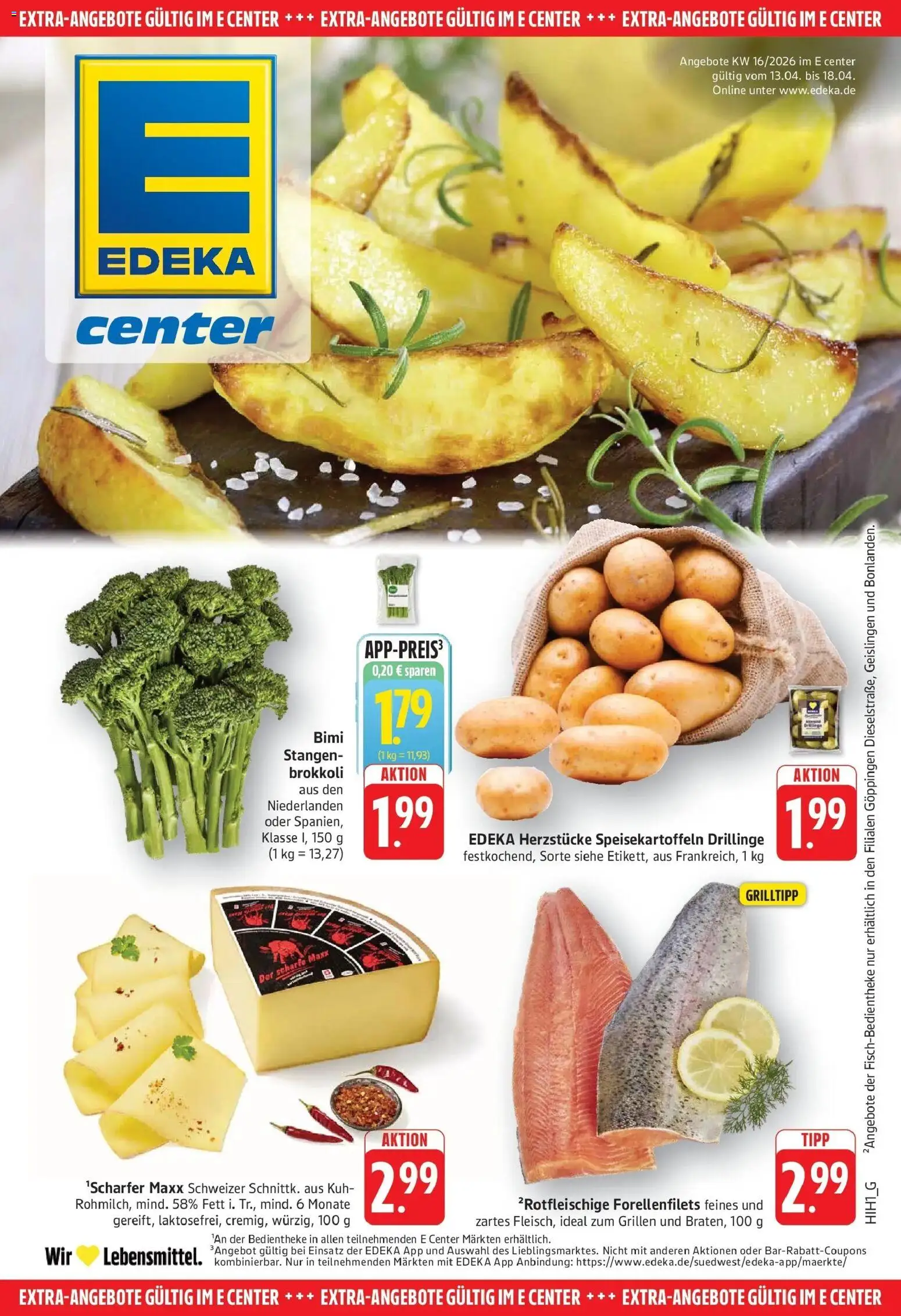Edeka prospekt Göppingen	 – gültig ab 12.04.2026 | Seite: 21 | Produkte: Brokkoli
