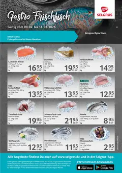 Selgros  Fischtheke ab 09.02.2026 gültig