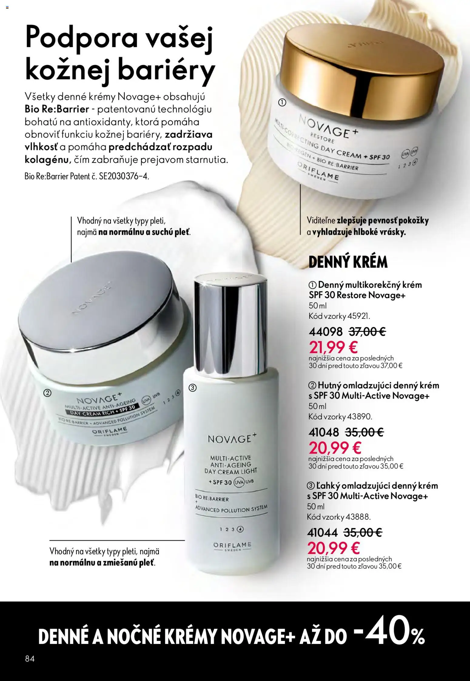 Nové Oriflame akcie – leták je platný od 15.04.2026 | Strana: 84 | Produkty: Krém