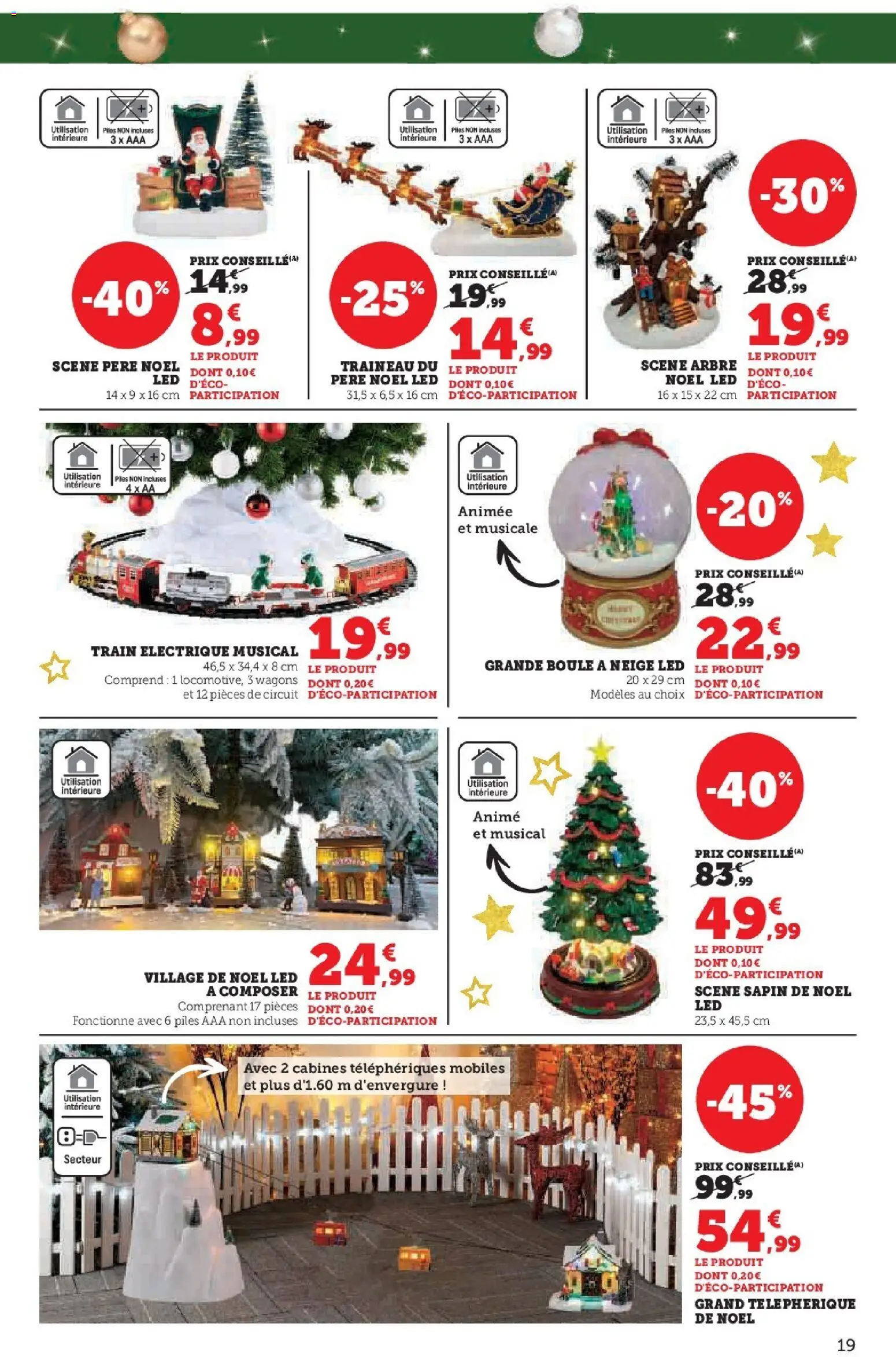 {H1} | Page: 19 | Produits: Sapin de Noël, Piles