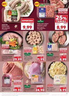 Náhled letáku Kaufland Polsko leták od 19.03.2026 | Strana: 33 | Produkty: Lopatka