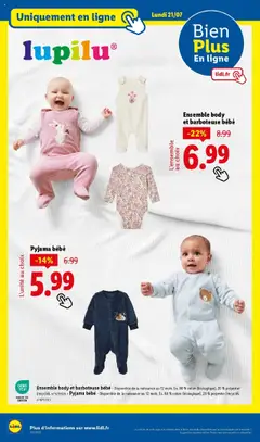  | Page: 22 | Produits: Body, Coton, Pyjama