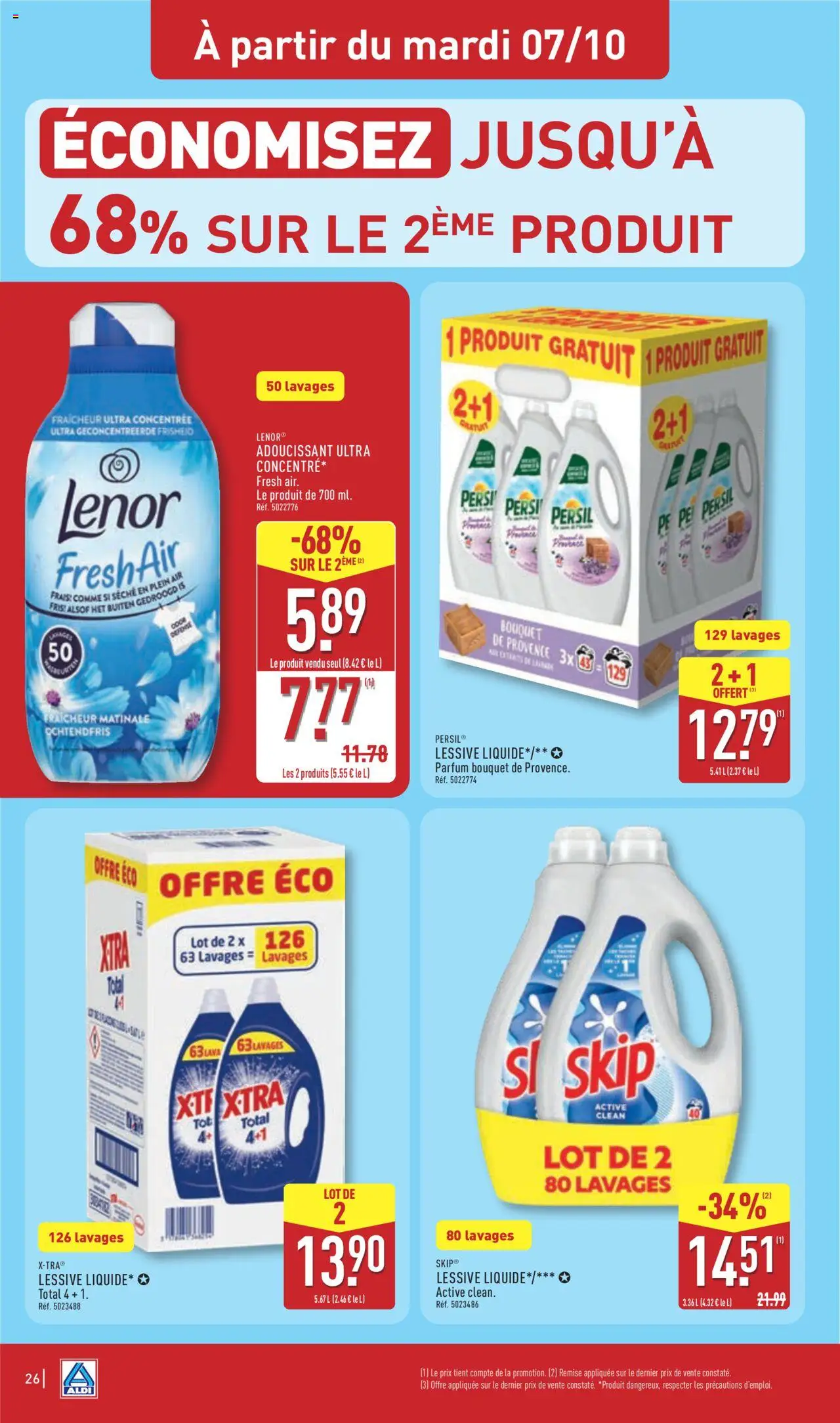 {H1} | Page: 28 | Produits: Lenor, Persil, Parfum, Adoucissant